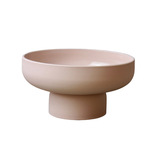 Ceramic Fruit Bowl in Blush Pink