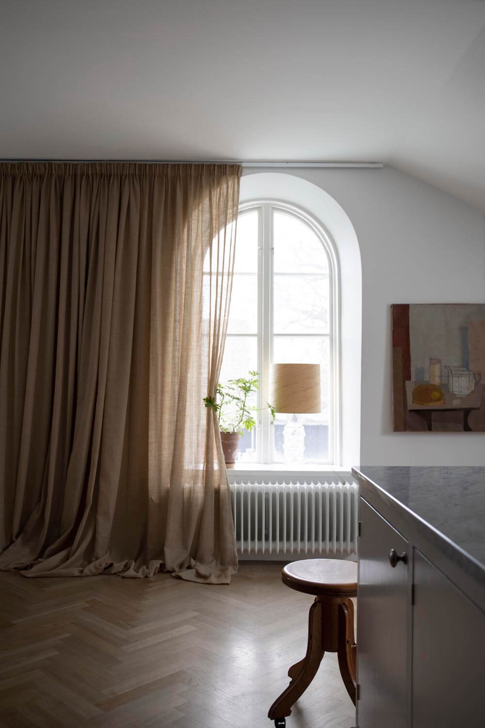 Curtain Ellie Honey Yellow