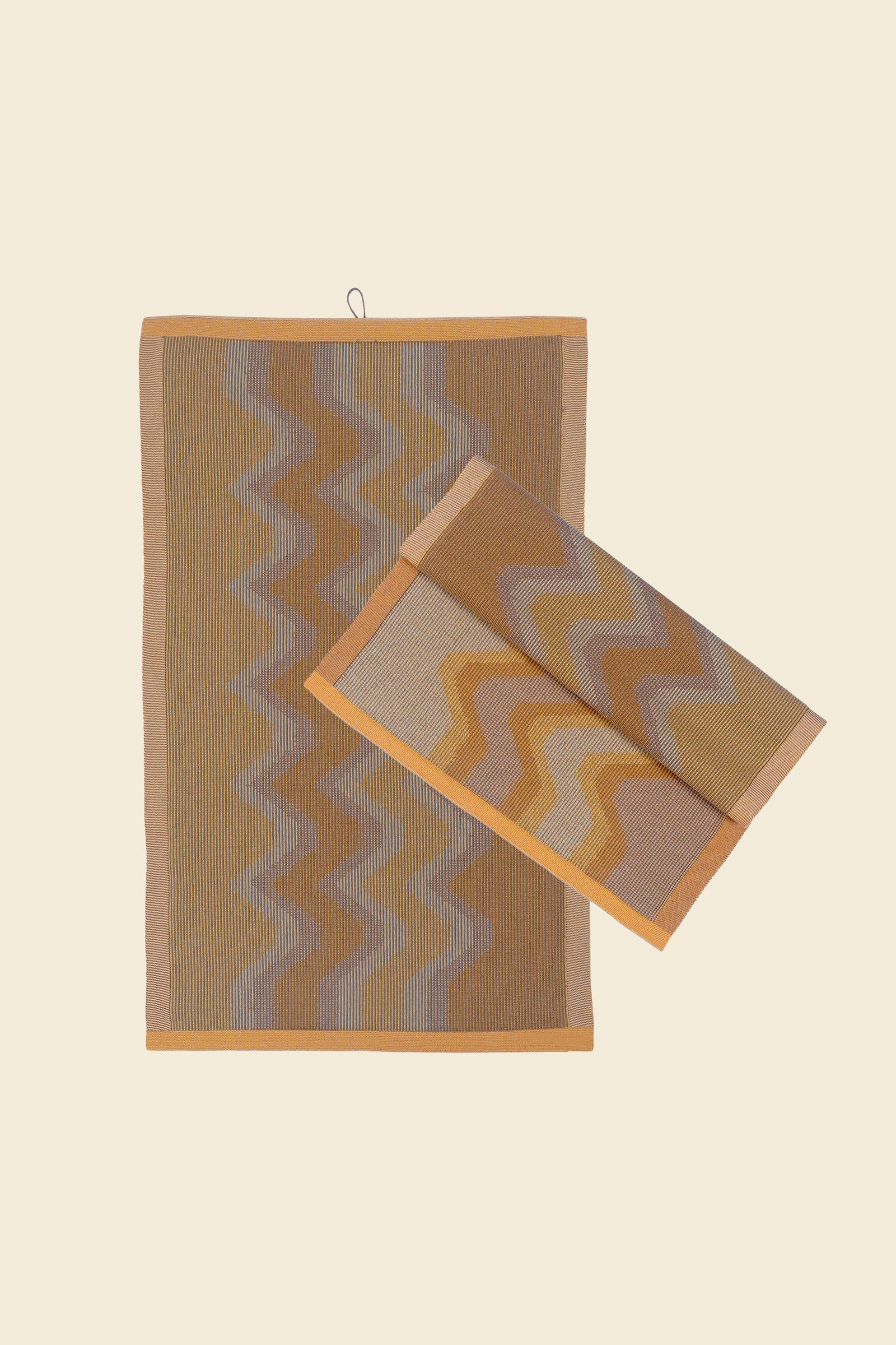 Organic Cotton Zig Zag Kitchen Towel