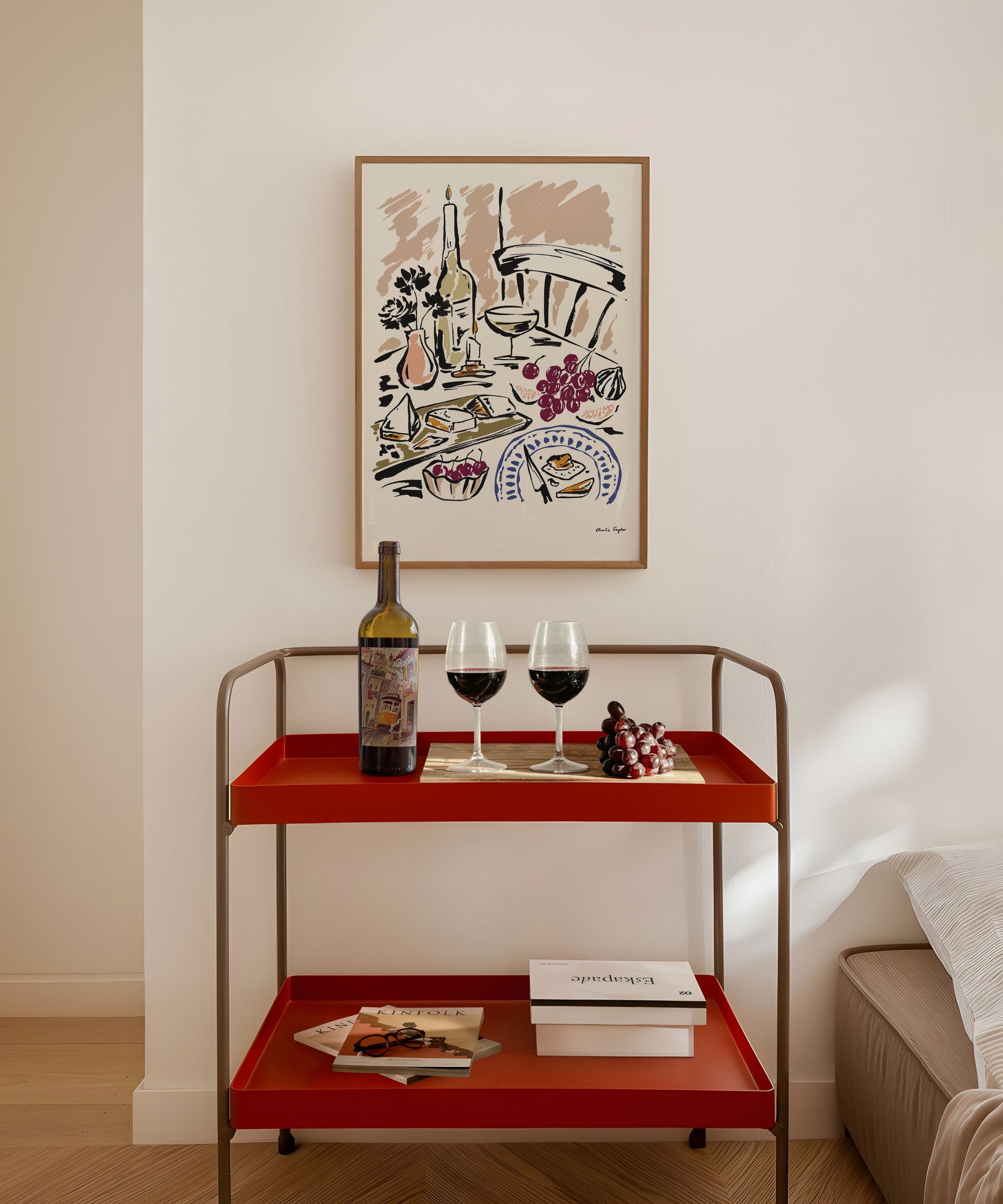 'Let's Stay In' Print