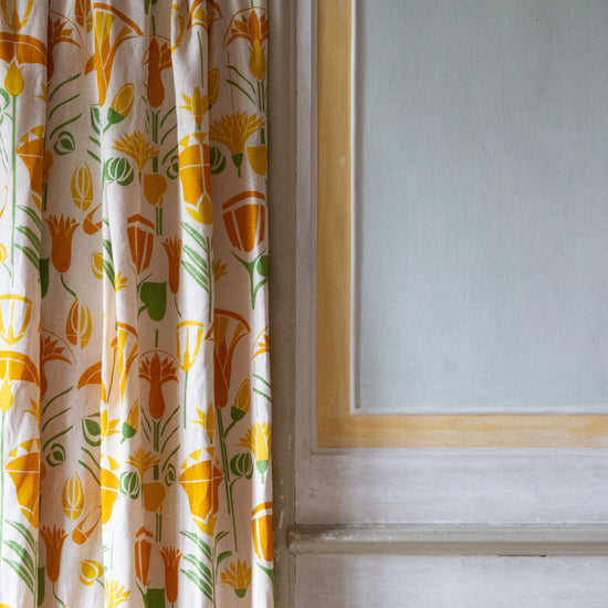 Lotus Fabric (Tones of Yellow)