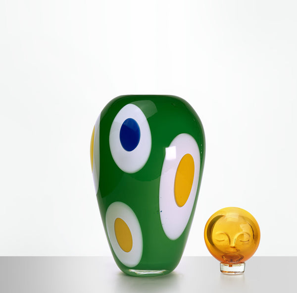 Evil Eye Series Vase - Green