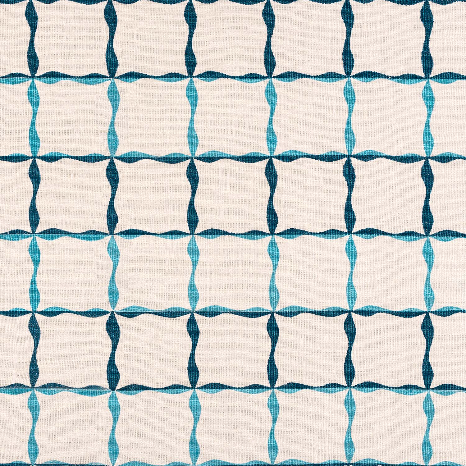 Ribbon Stripe Fabric (Tones of Blues)