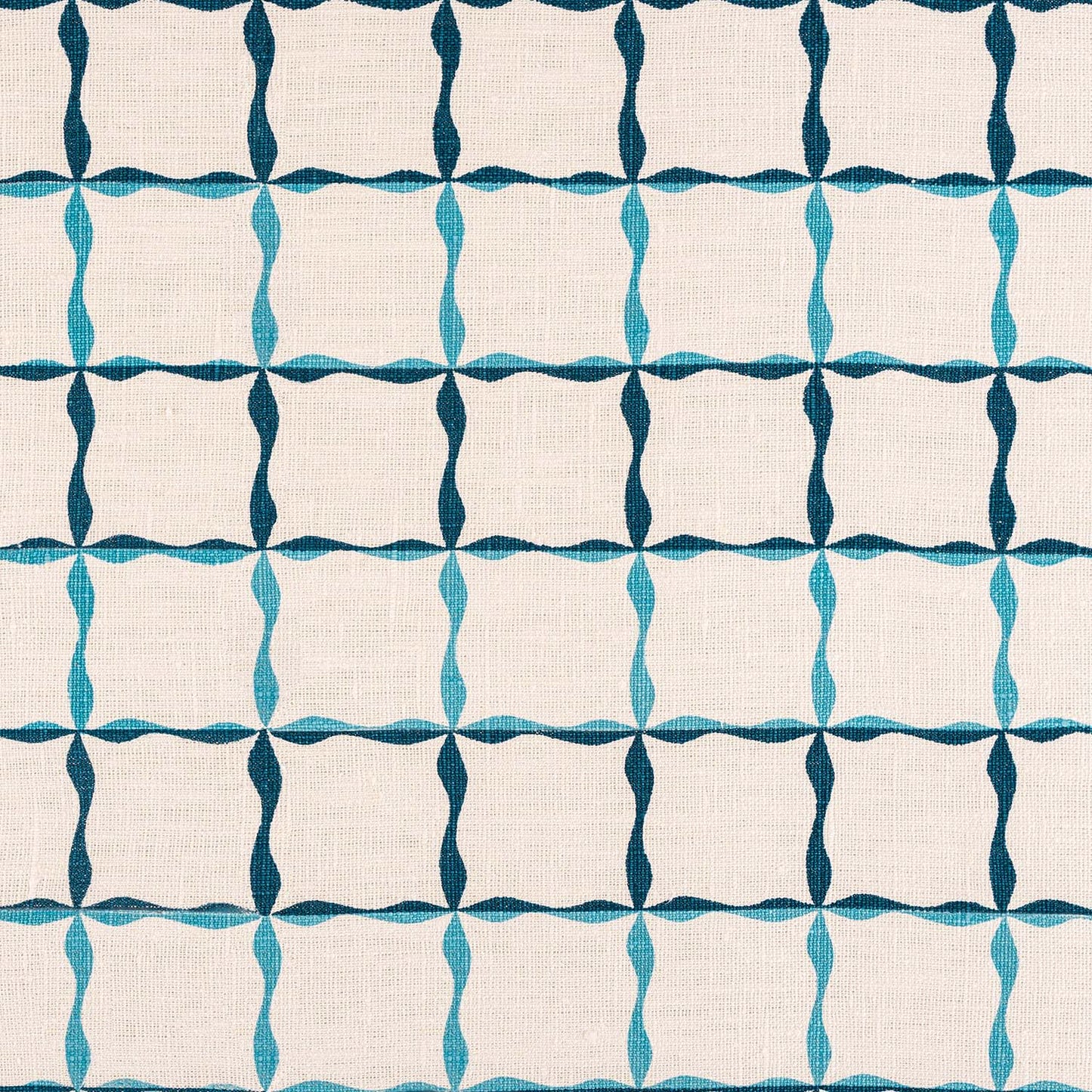 Ribbon Stripe Fabric (Tones of Blues)