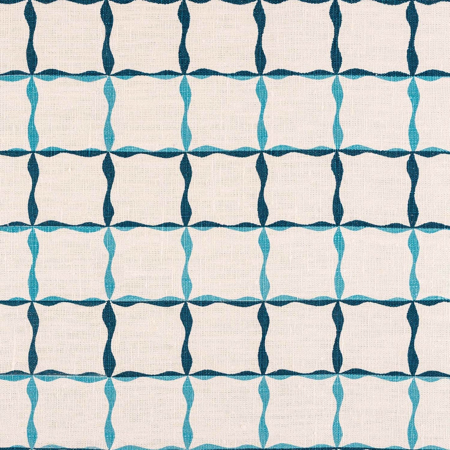 Ribbon Stripe Fabric (Tones of Blues)