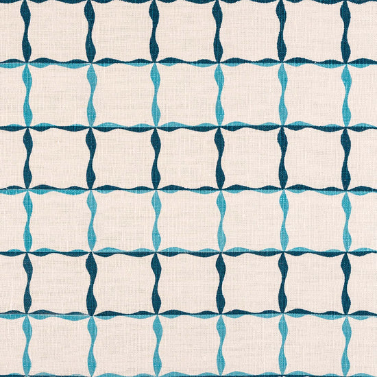 Ribbon Stripe Fabric (Tones of Blues)