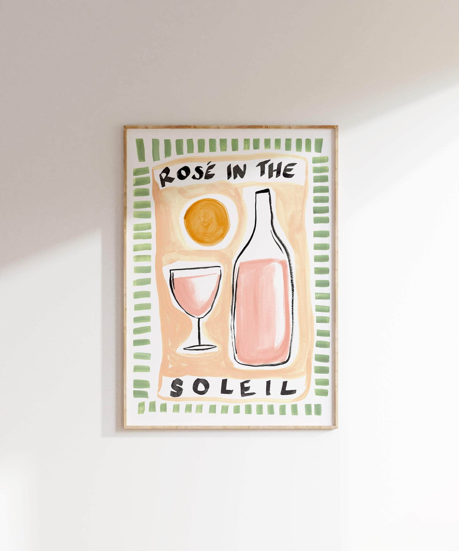 Rosé in the Solei' Print