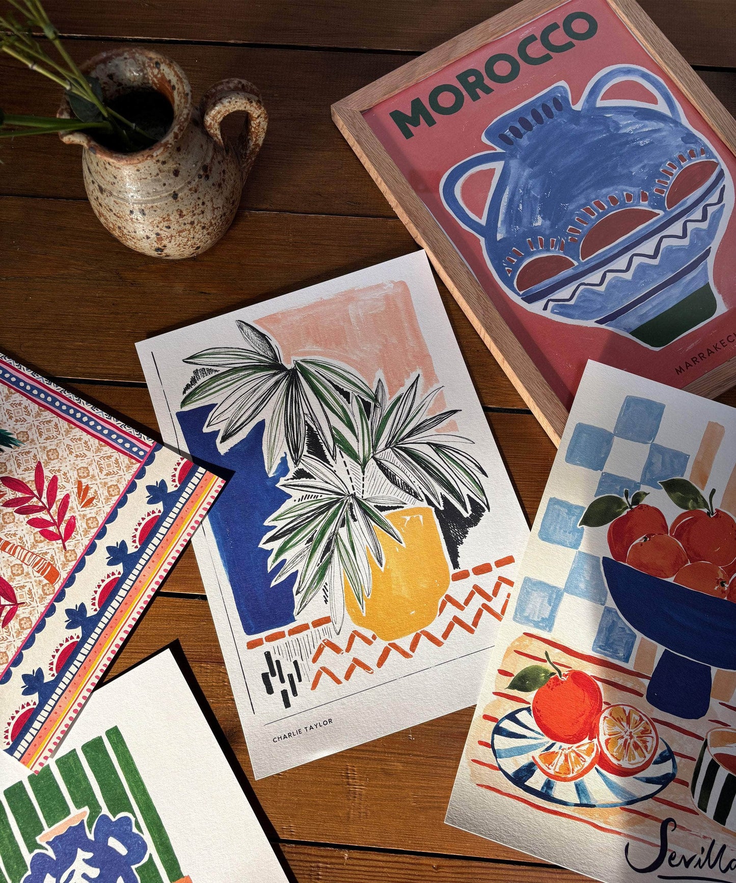 'Morocco Pot' Print