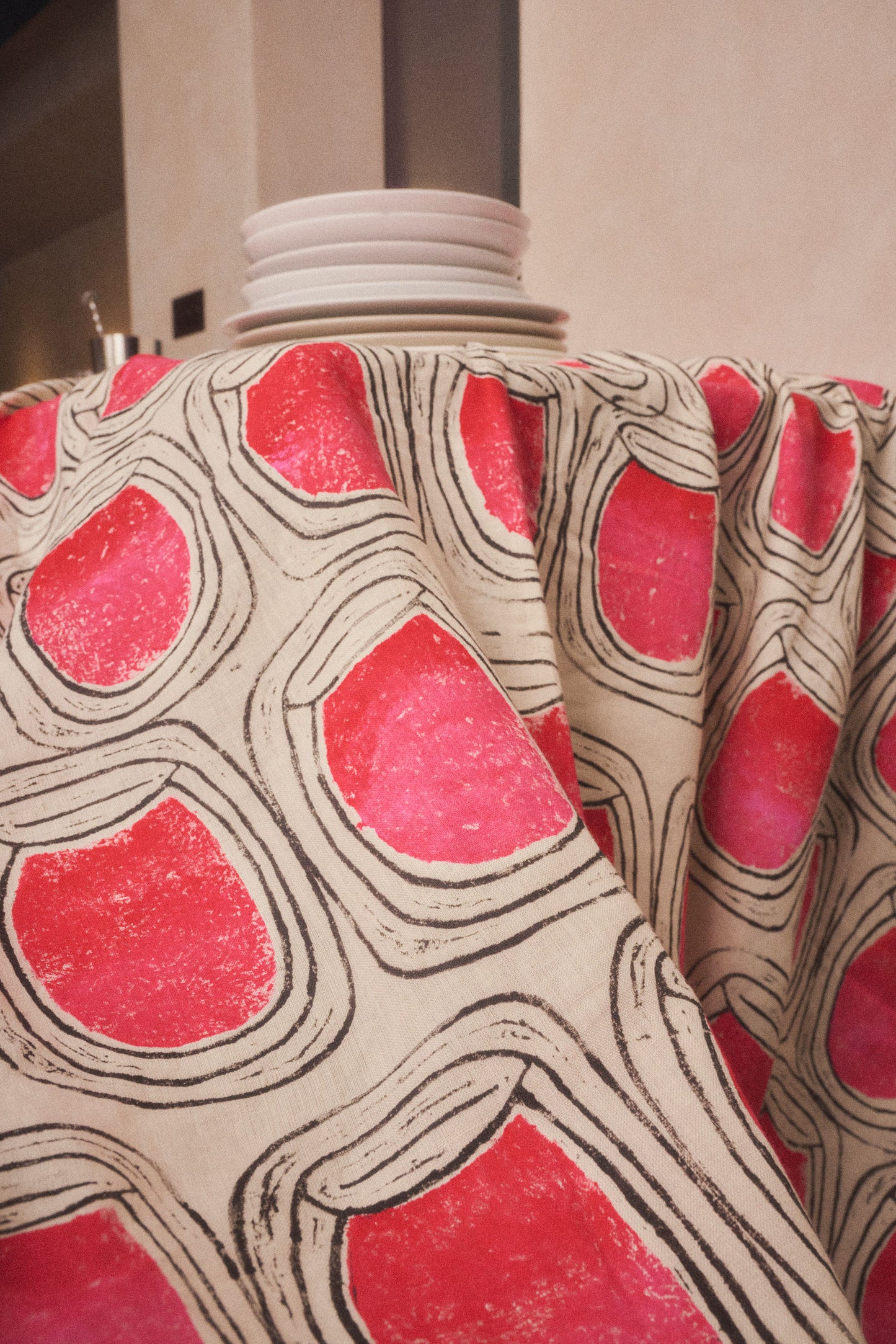 Airplane Windows Napkins. Set of 4