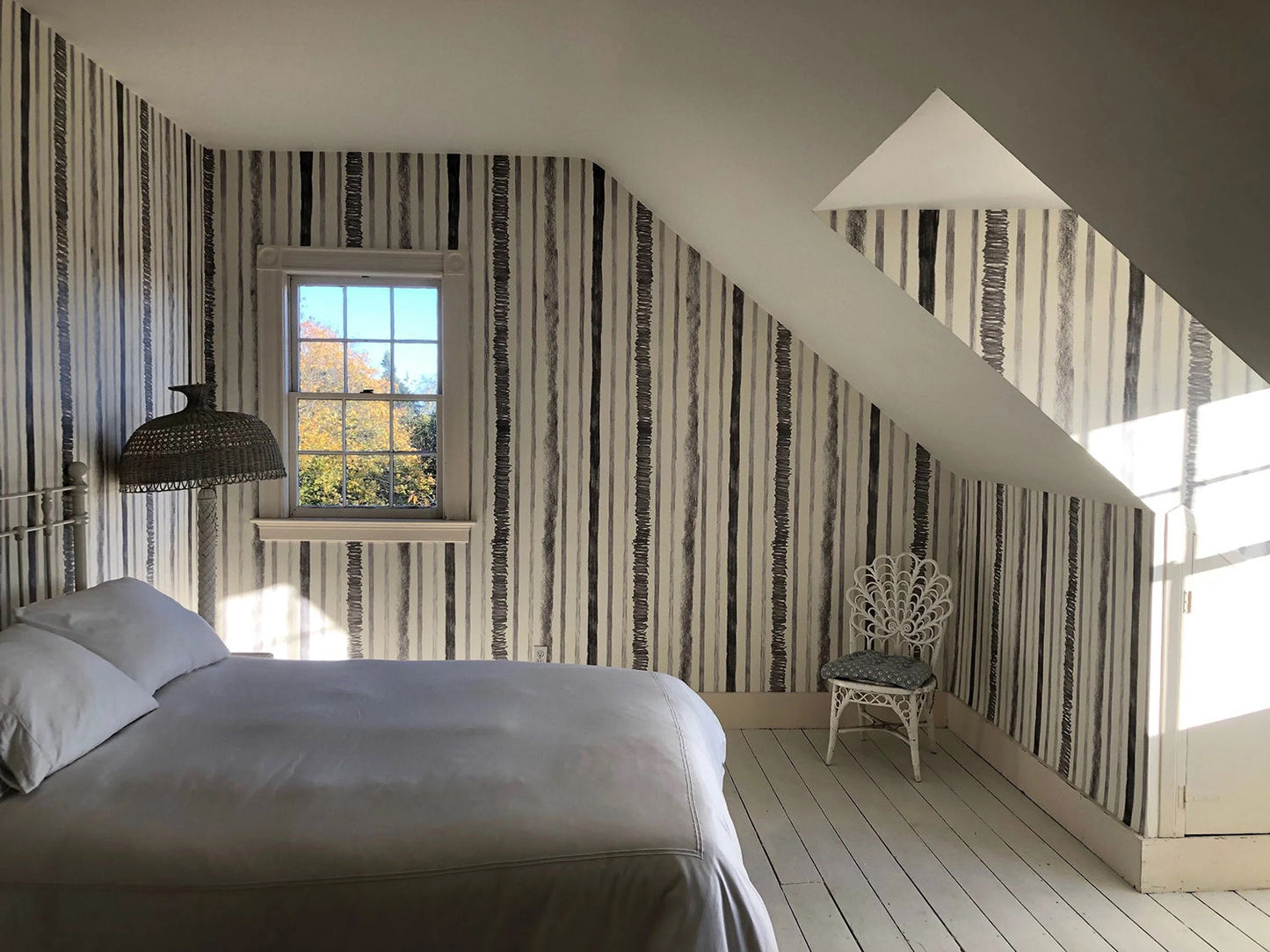 Pencil Stripe Wallpaper