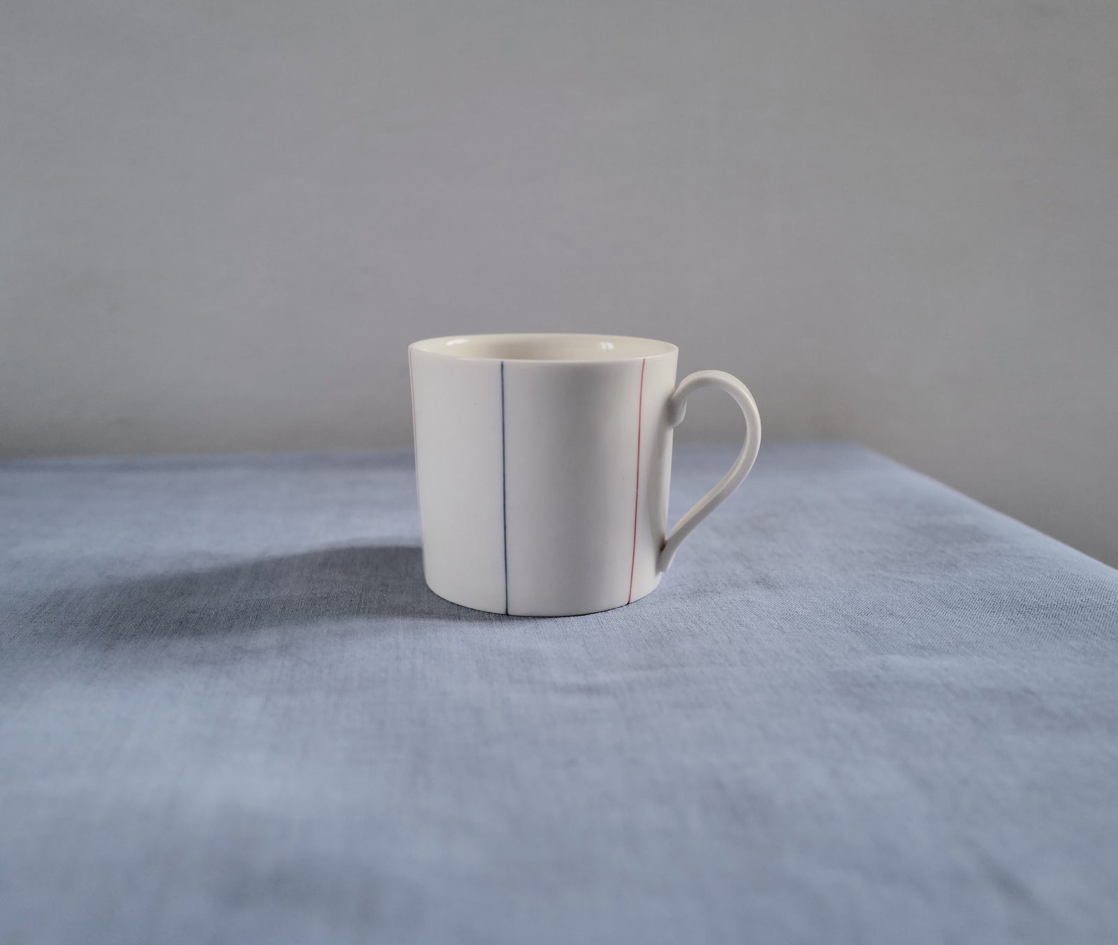 Small Mug with Tricolour Stripes