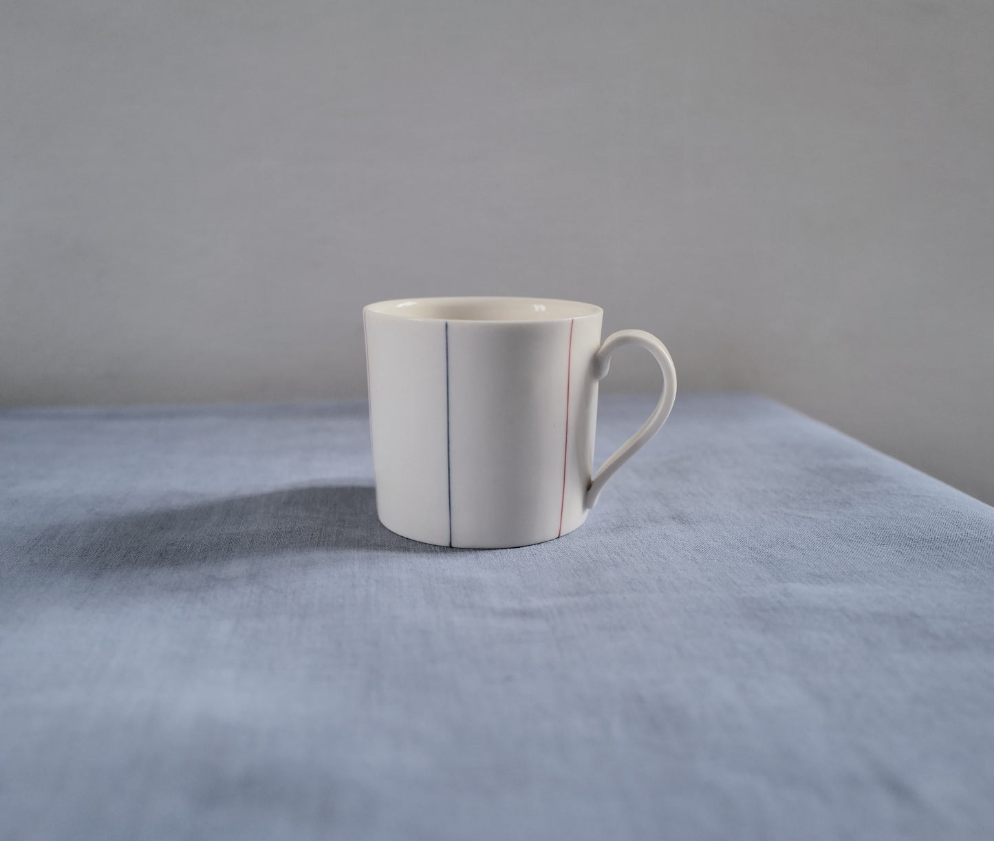 Small Mug with Tricolour Stripes