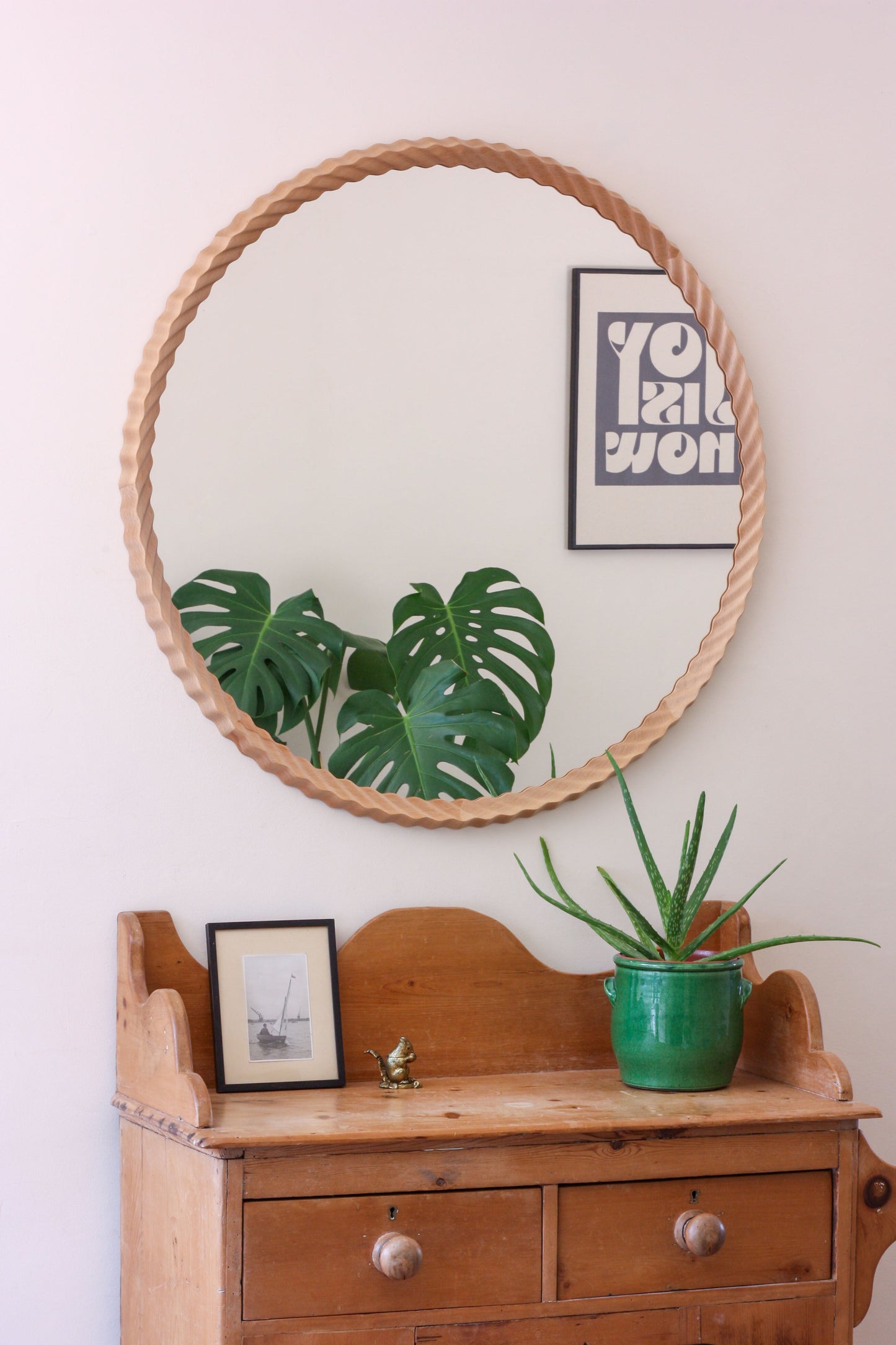 Kruller Grand Mirror - Beech