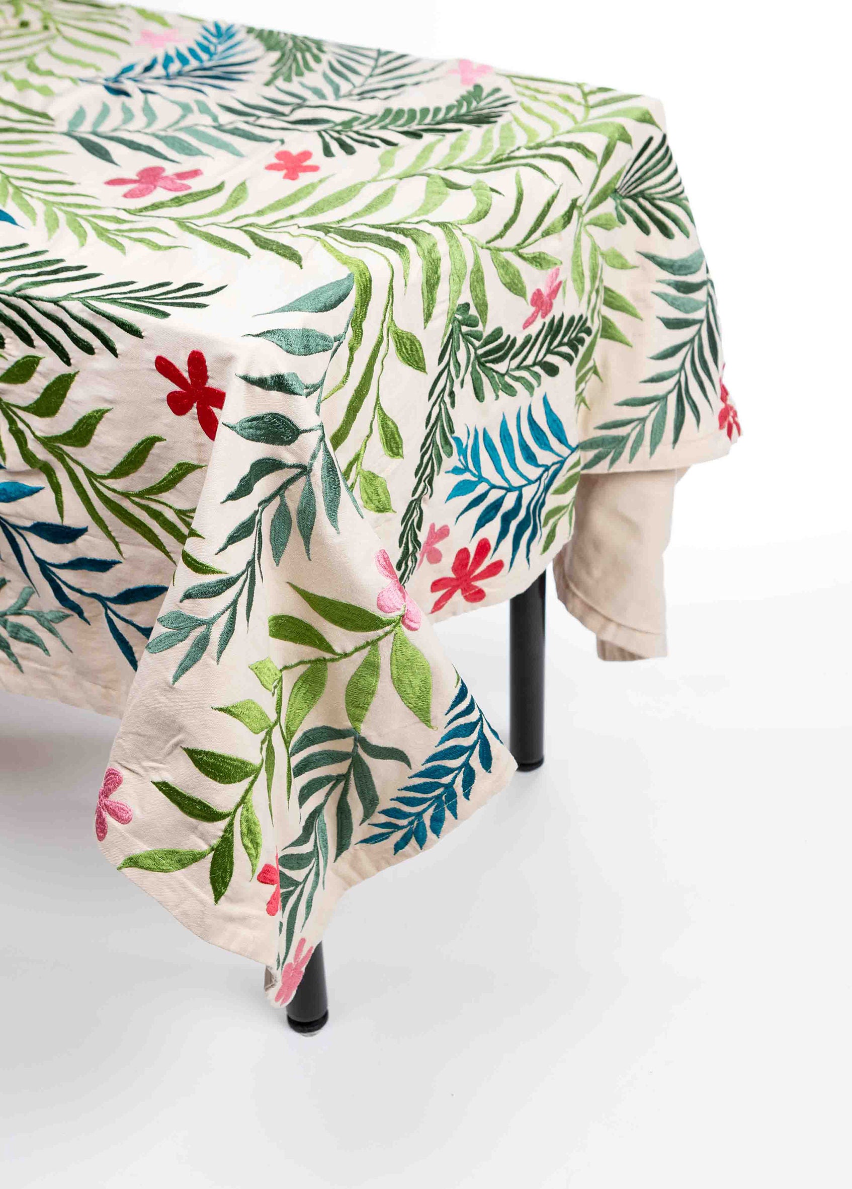 Embroidered Cotton Tablecloth - Style #21