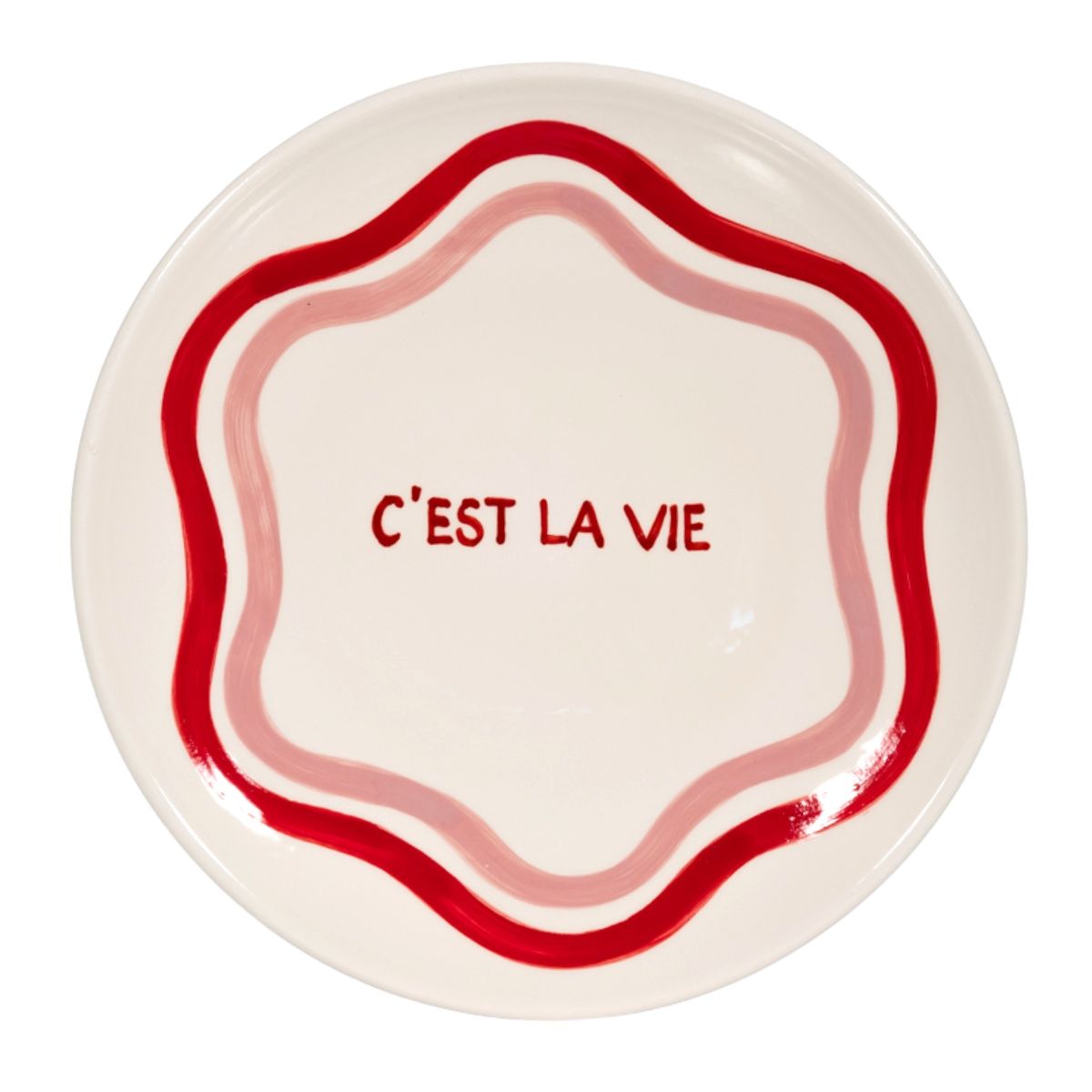 C'est La Vie Dinner Plate