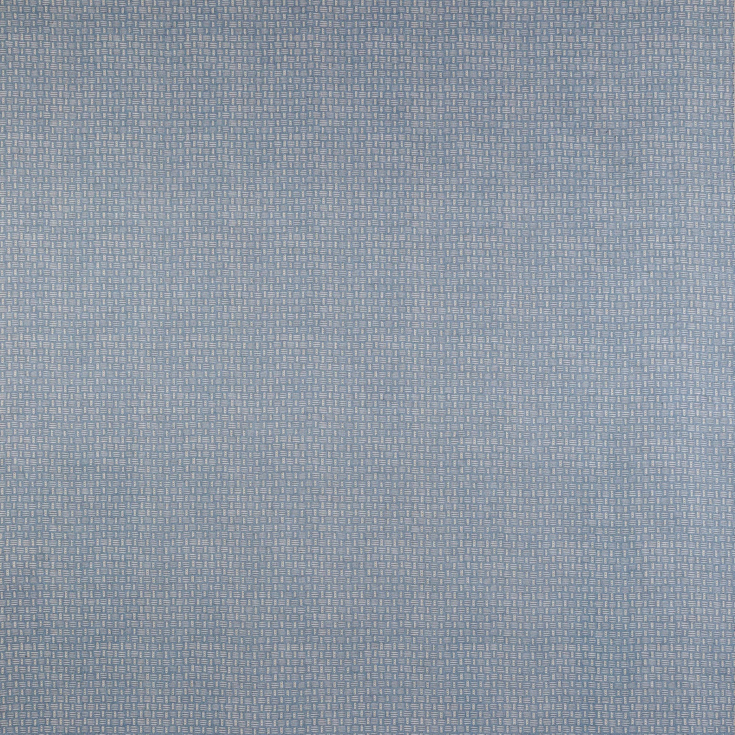 Small Piped Cushion in Basket Field Blue