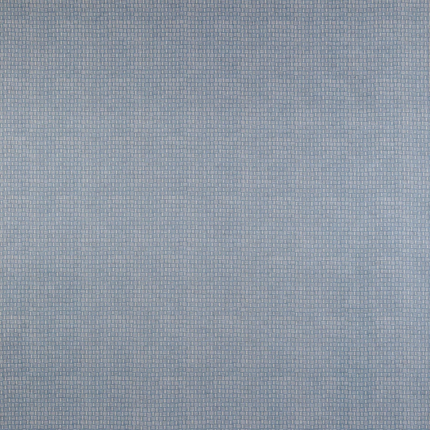 Small Piped Cushion in Basket Field Blue