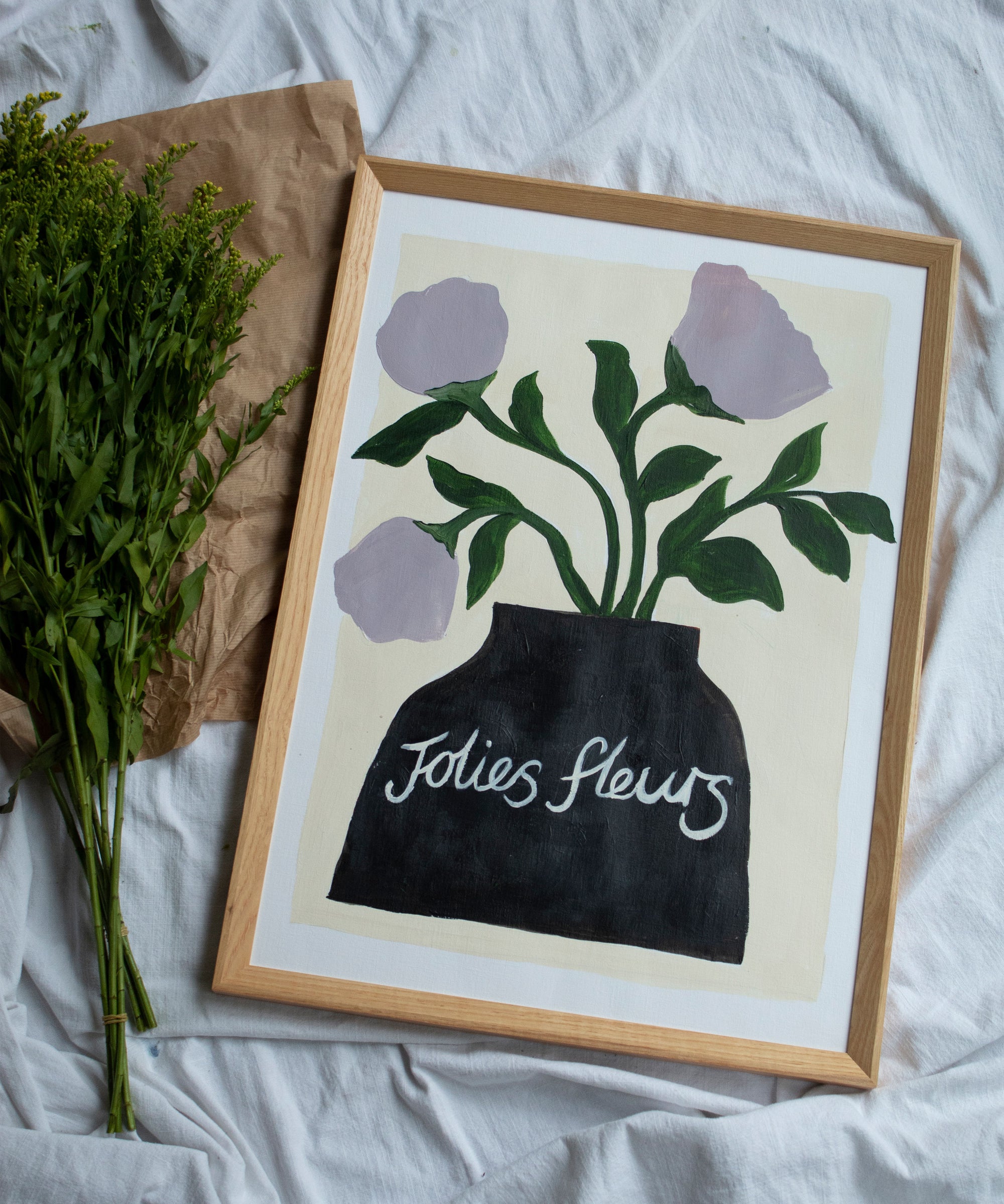 Pretty Flowers, Original Painting