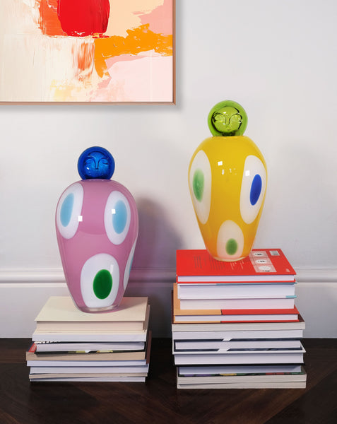 Evil Eye Series Vase - Pink