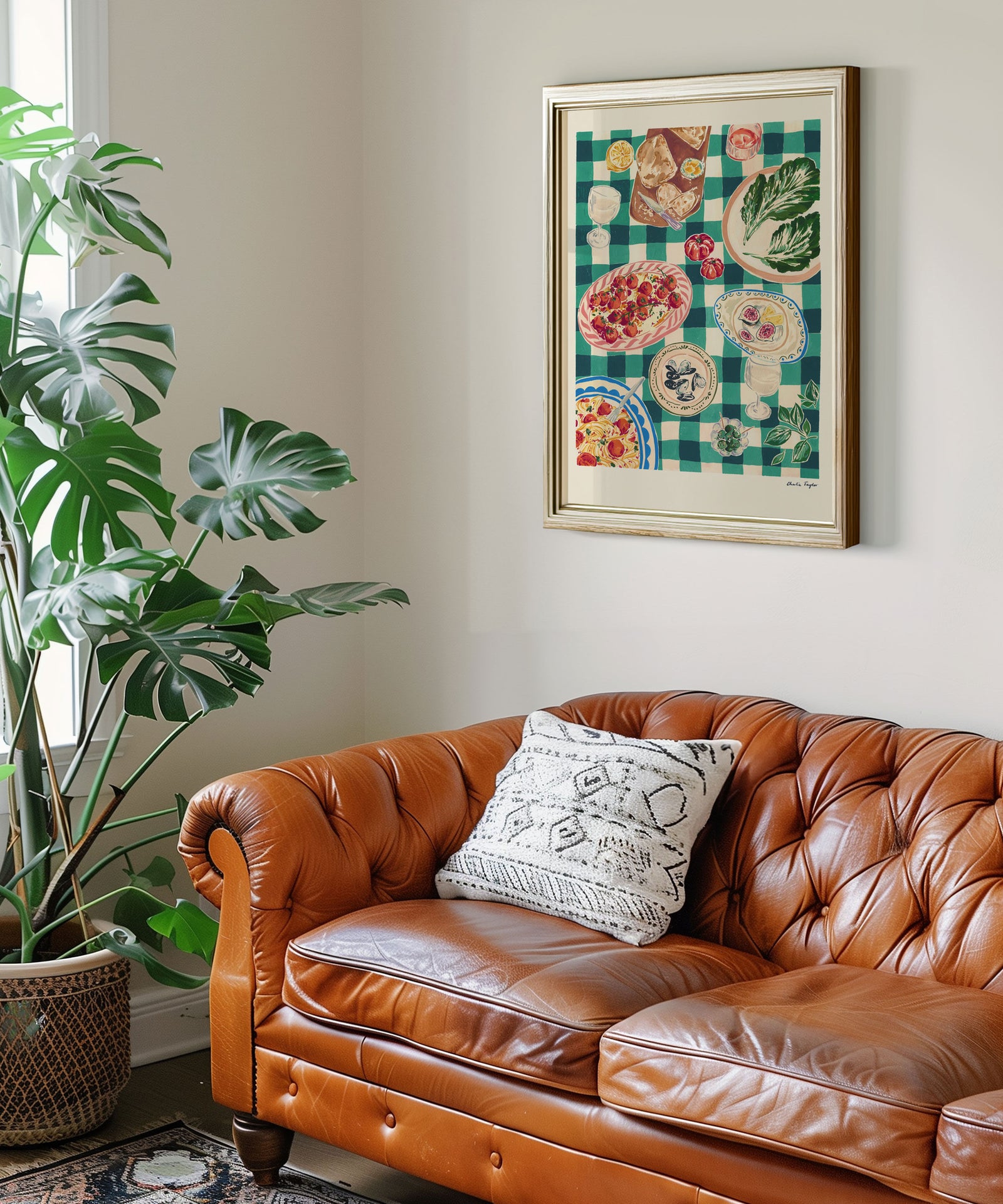 Evening Alfresco' Print