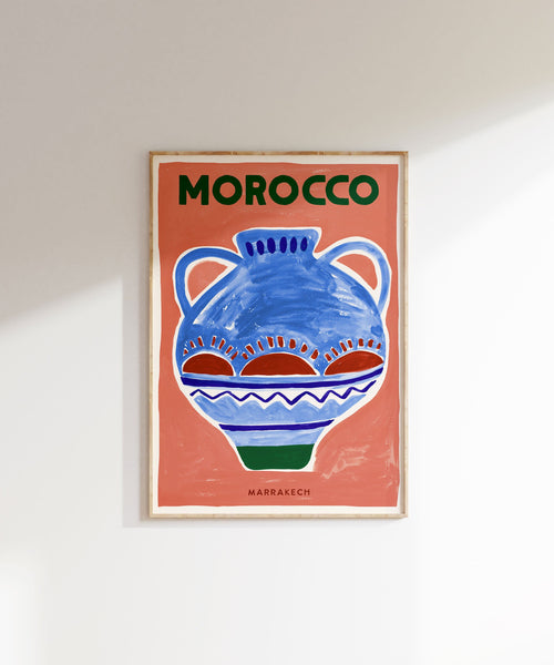 Morocco Pot' Print