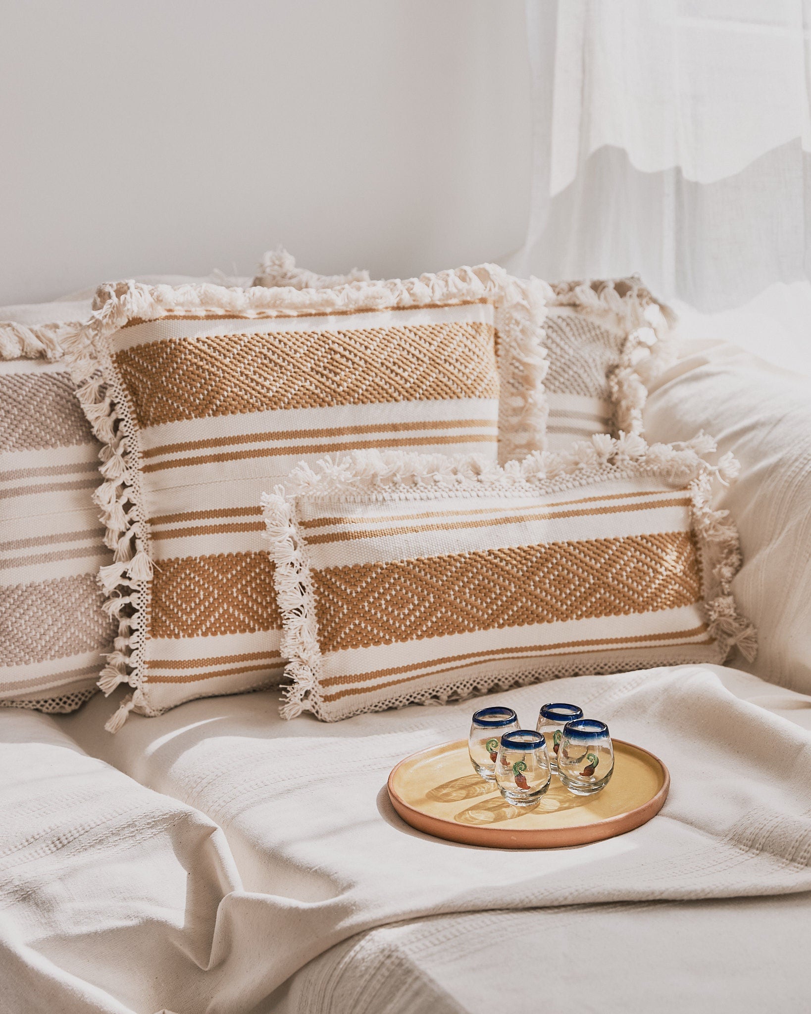 Mustard Rayas - Cushion Cover
