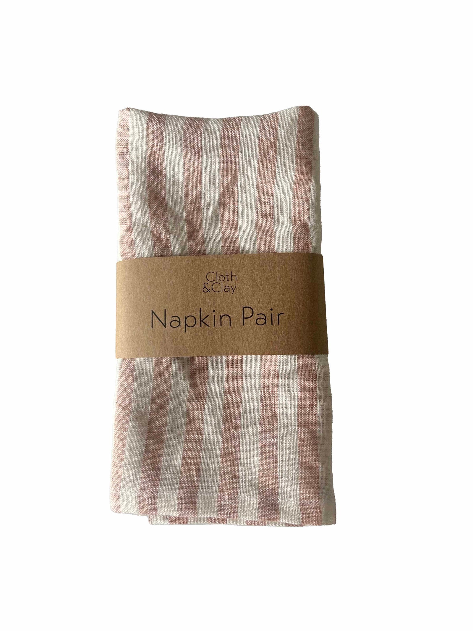 Linen Stripe Napkin Pairs