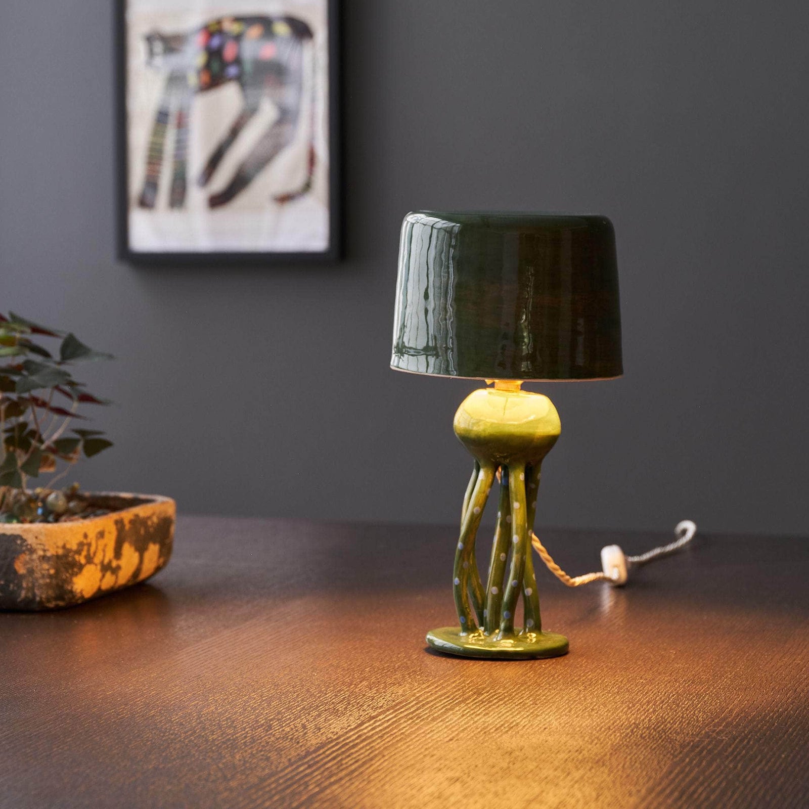 Green Squid' Lamp