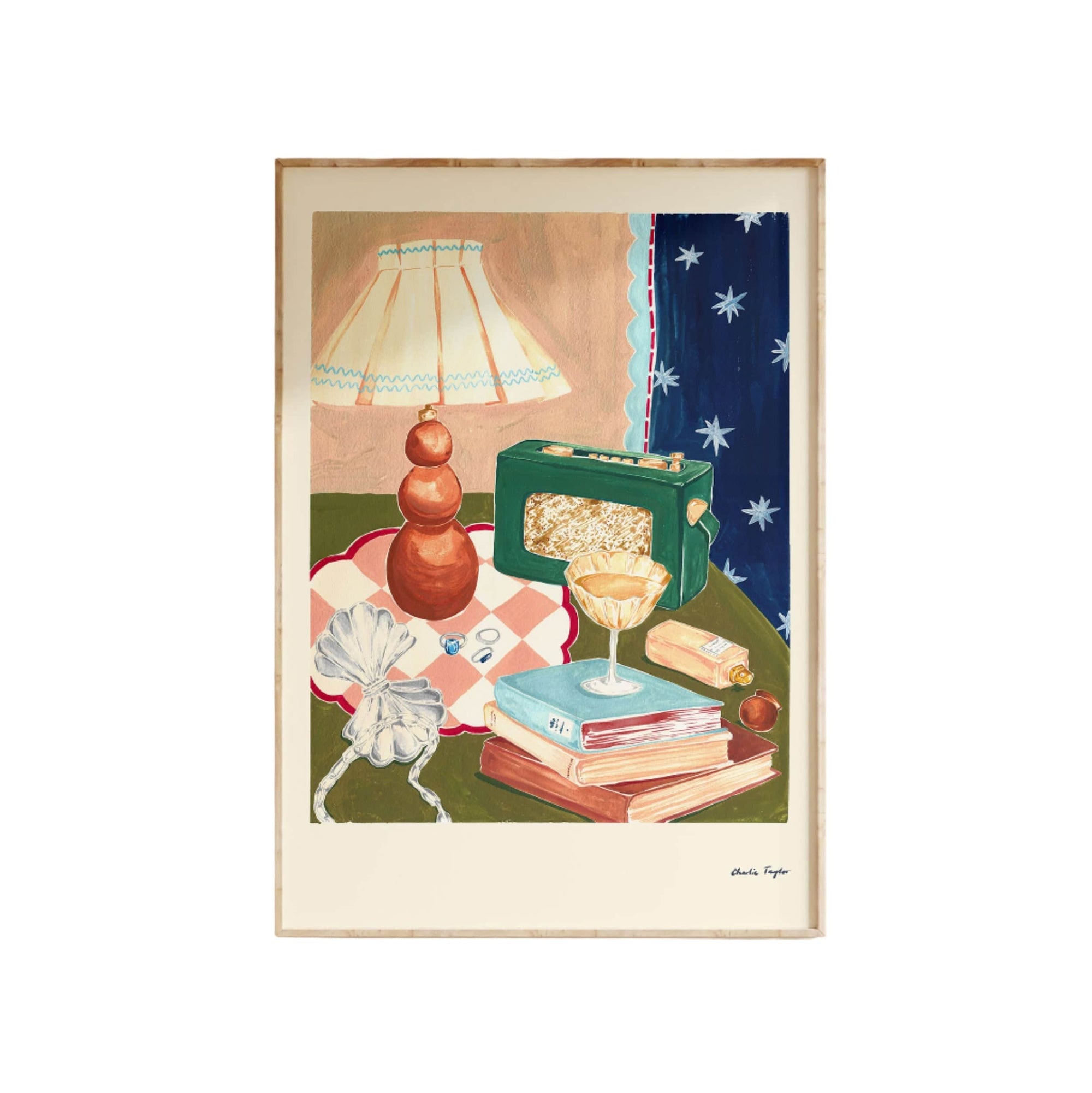 'Champagne Kisses' Print
