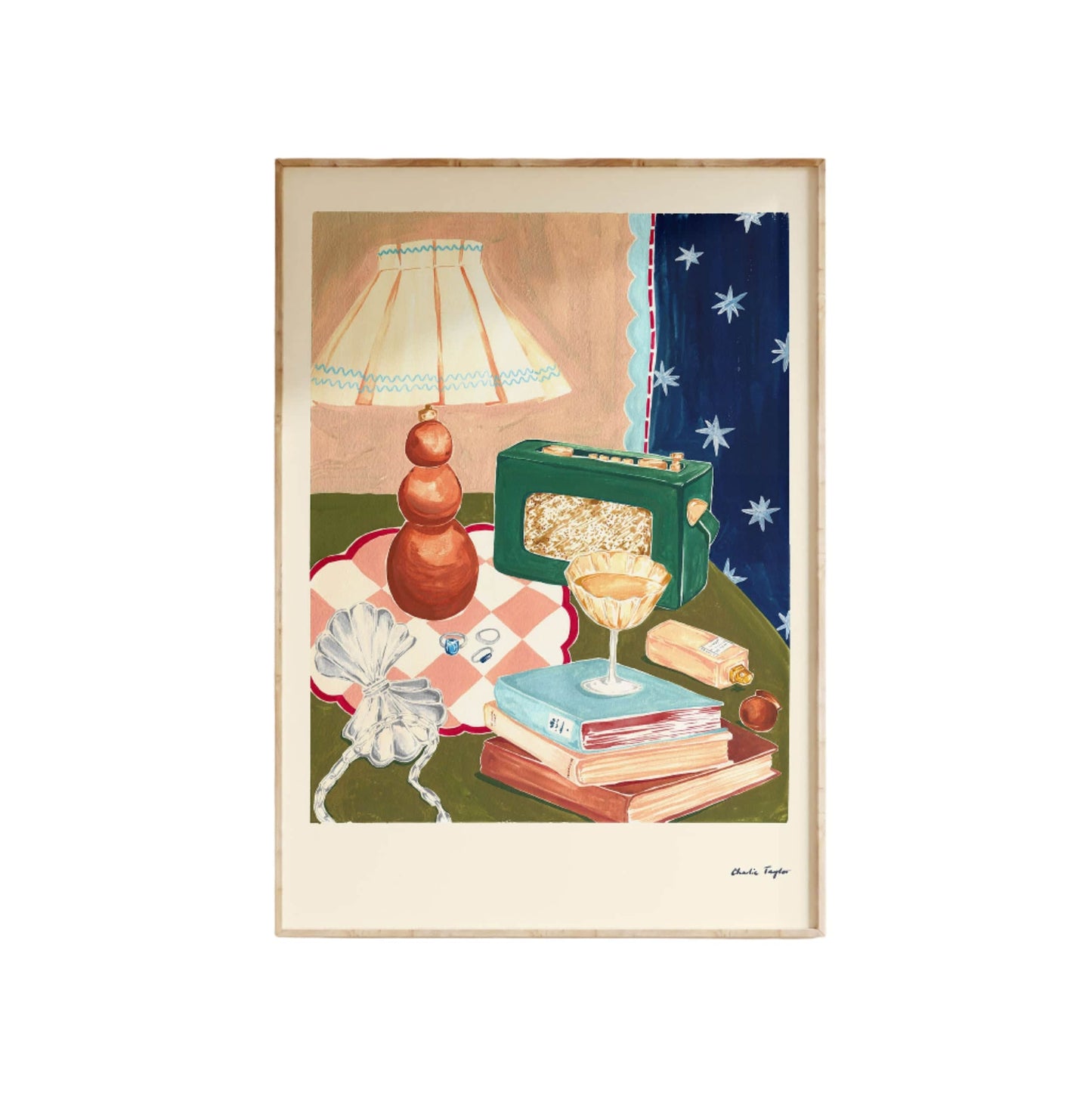 'Champagne Kisses' Print