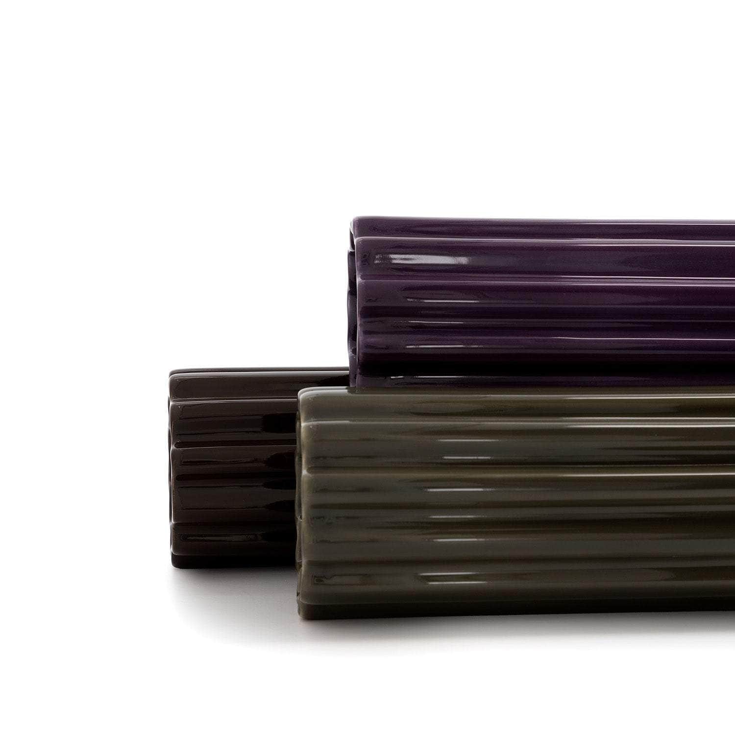 Ceramic Vase Churro Purple
