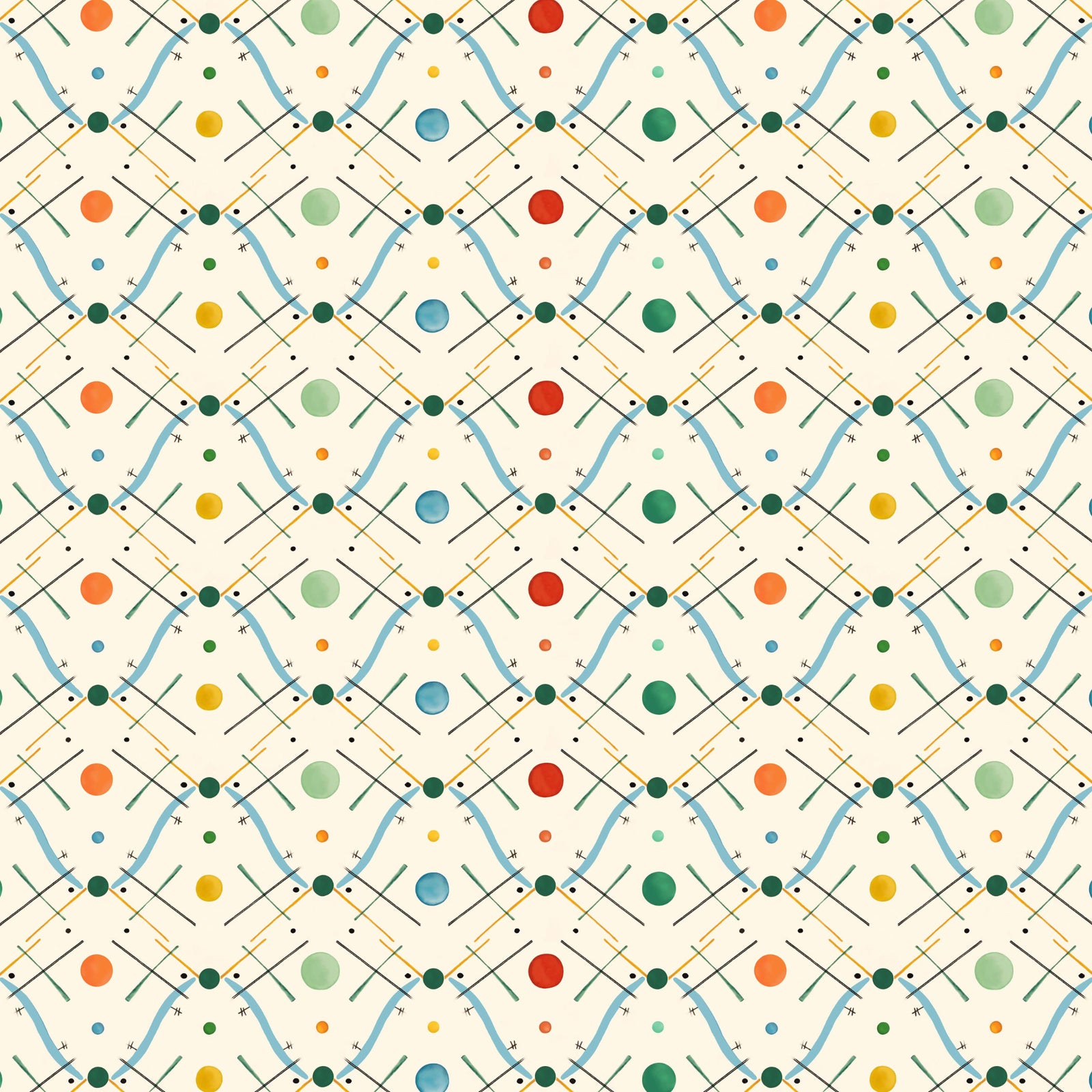 Improvisation Number 1 Wallpaper - Blue