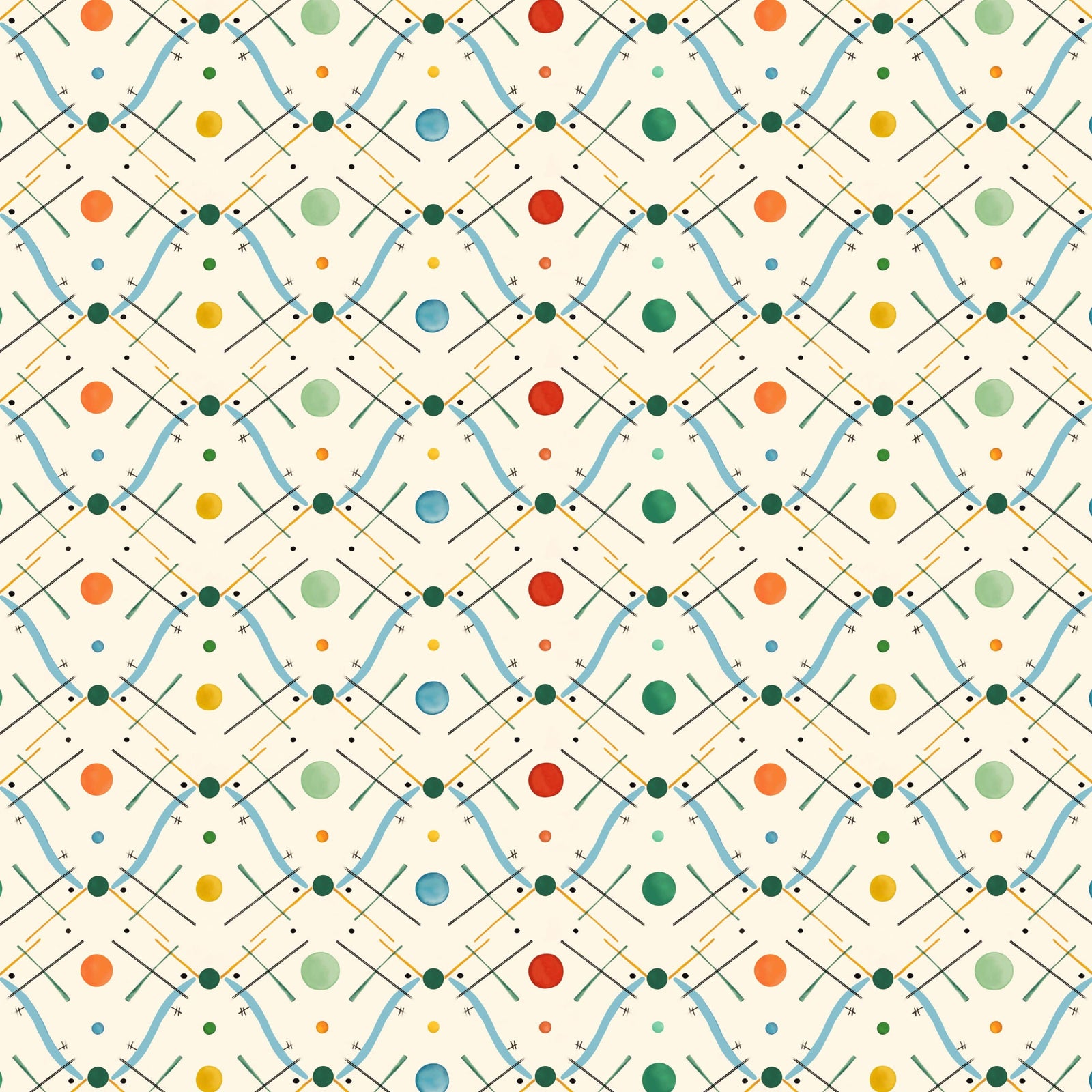 Improvisation Number 1 Wallpaper - Blue