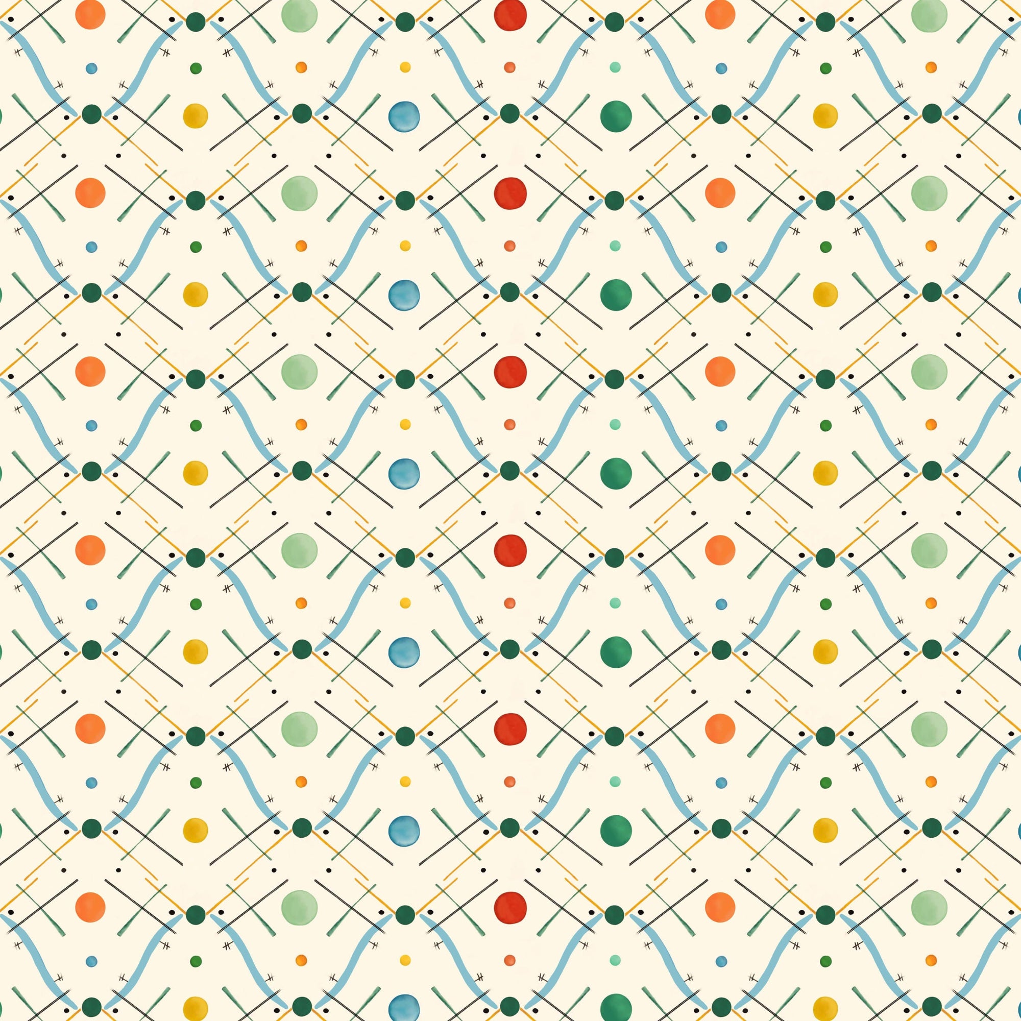 Improvisation Number 1 Wallpaper - Blue