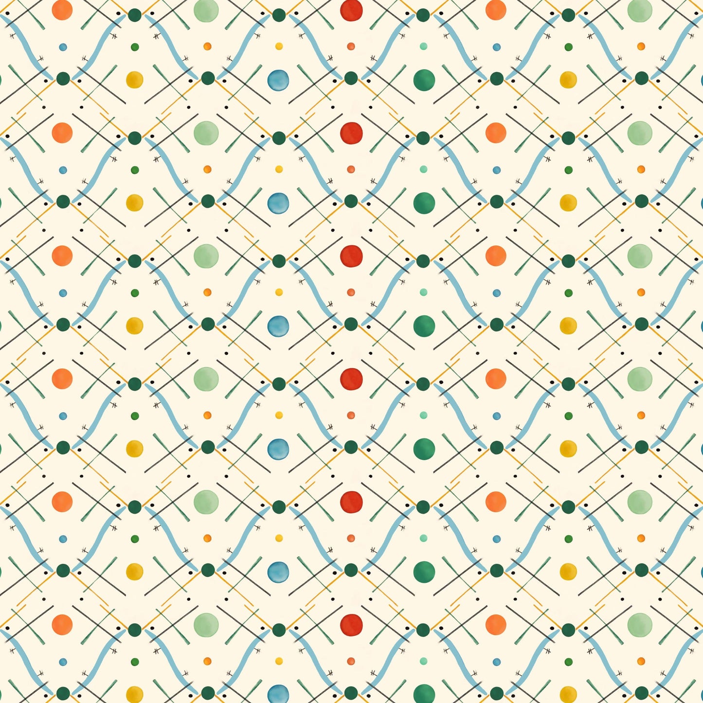 Improvisation Number 1 Wallpaper - Blue