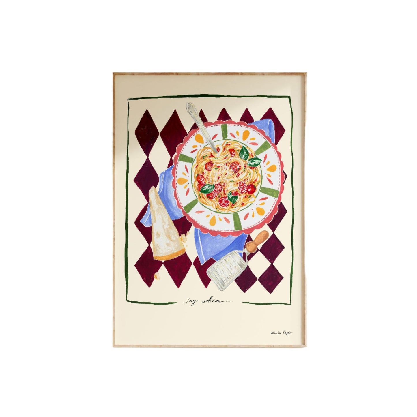 'Say When' Print