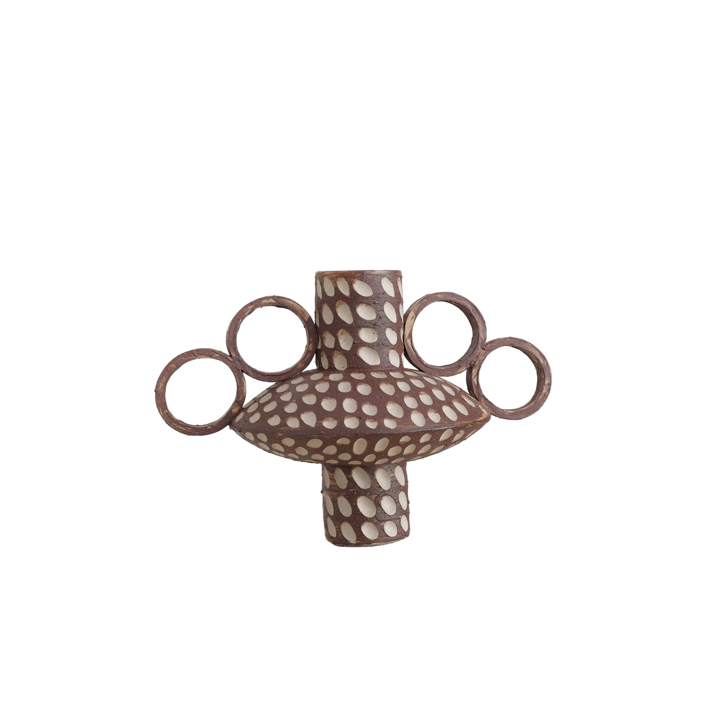 Zebrino - Carved Vase - Vorarlberg Wild Clay