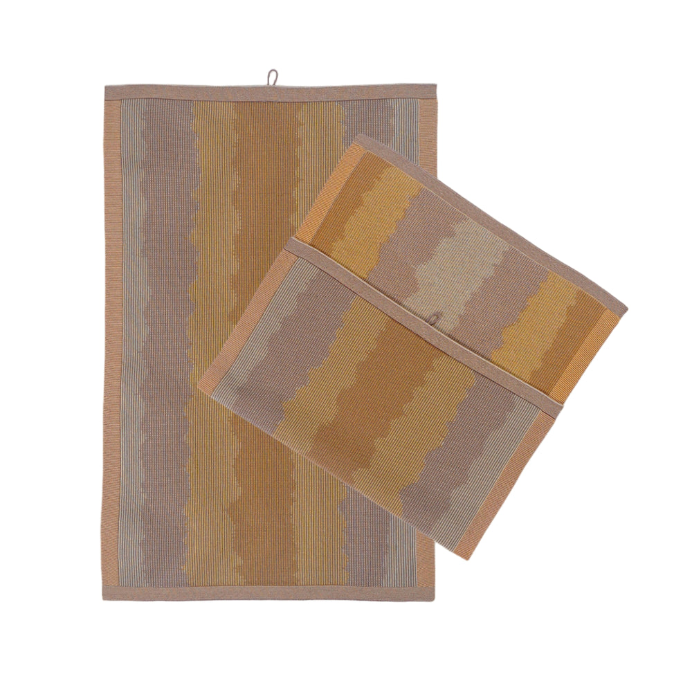 Organic Cotton Wavy Kitchen Towel