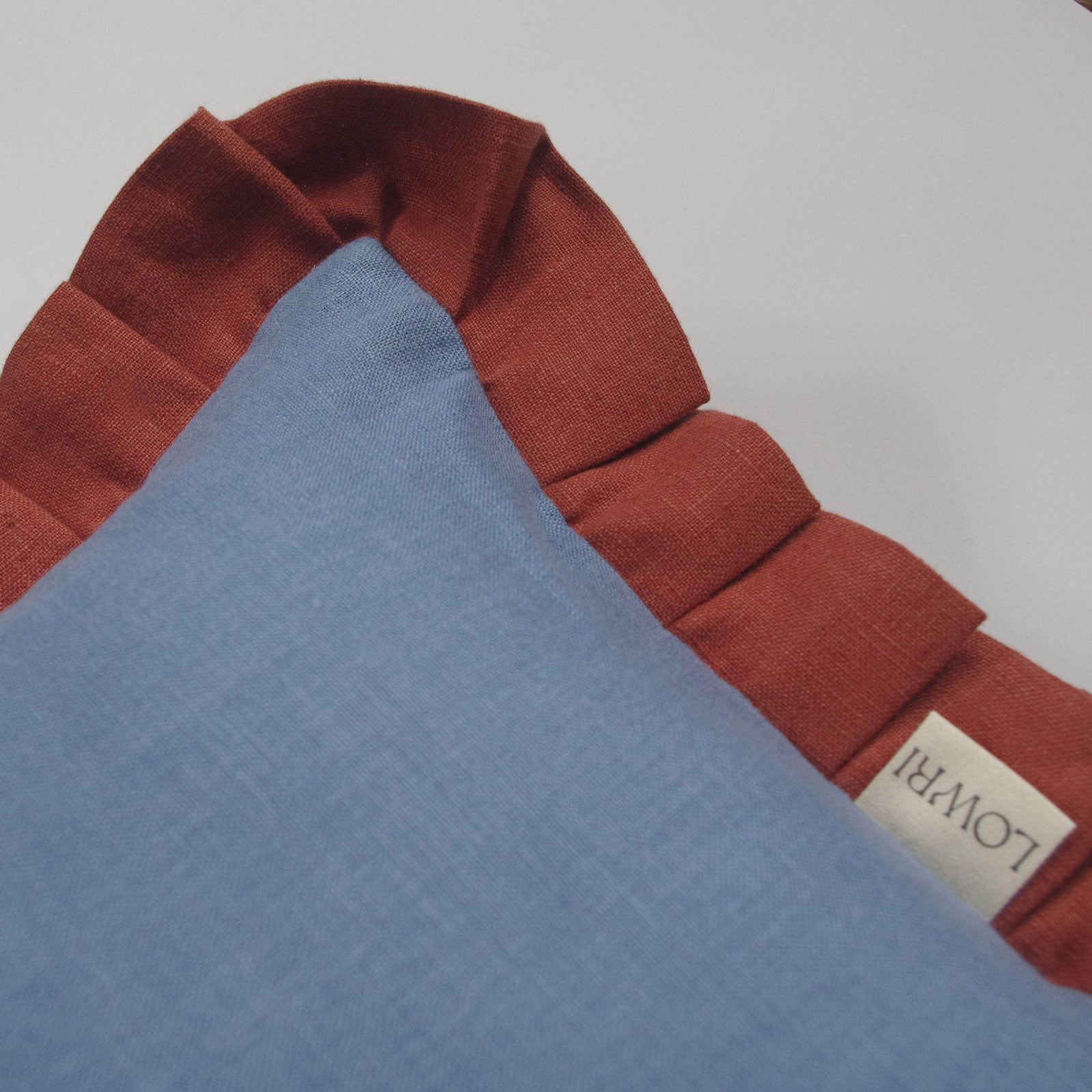 Printed Violas Lilac Cushion