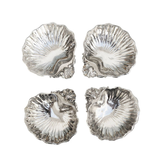 Set of Four Small Shell Dishes