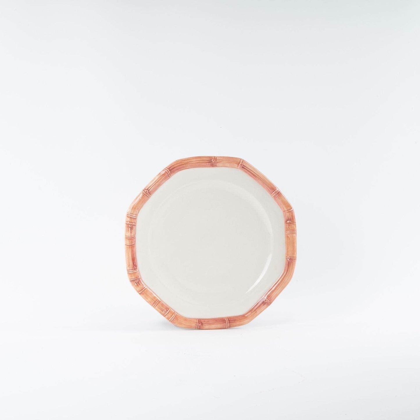 Bamboo Collection Ceramic Plate - Pink