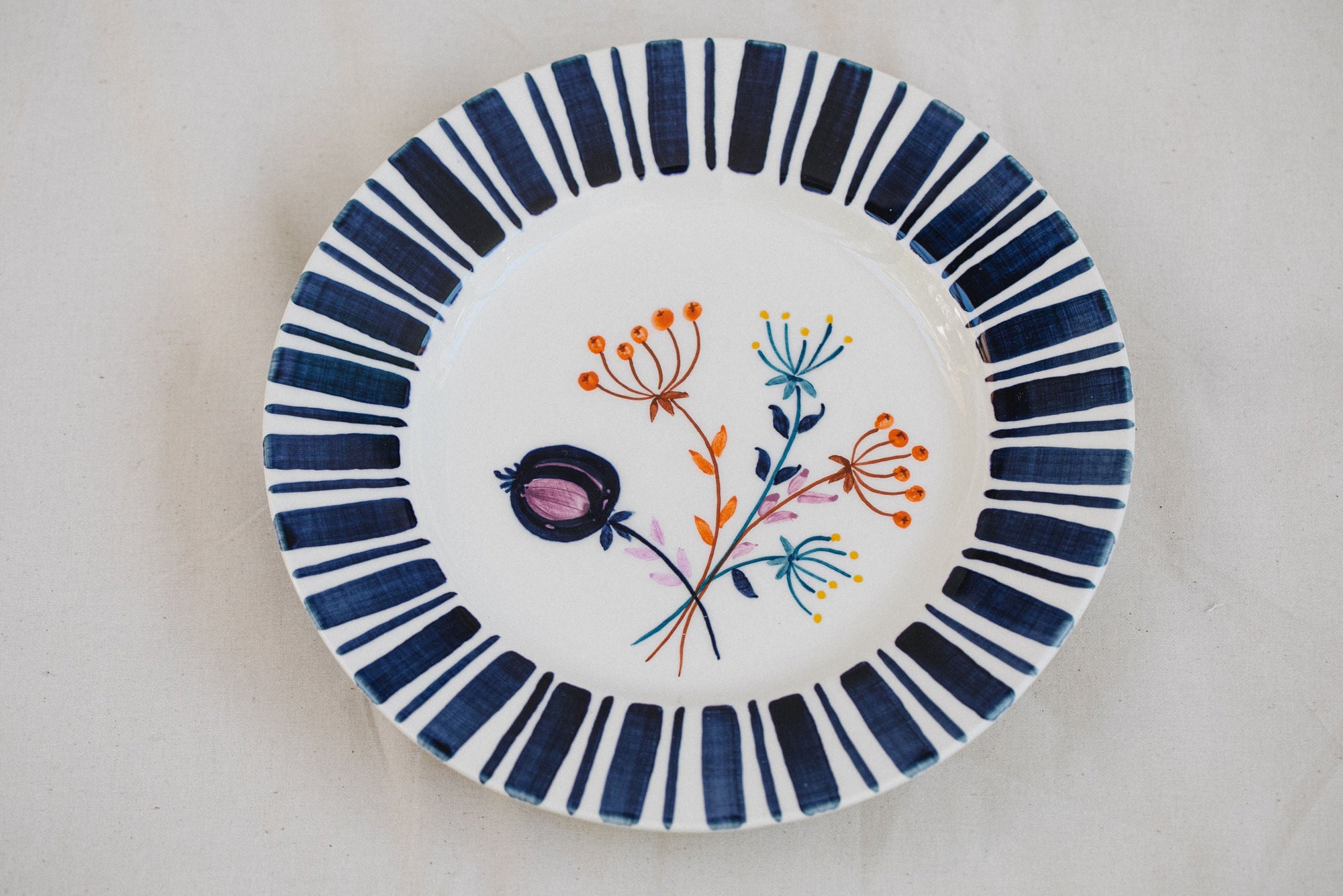 Deep Blue Dinner Plate – The Portuguese Chitas