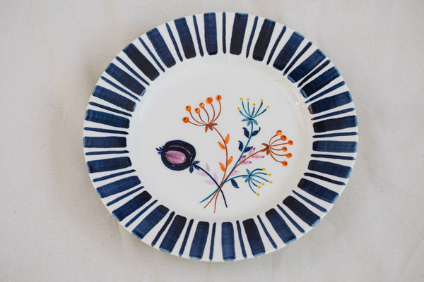 Deep Blue Dinner Plate – The Portuguese Chitas