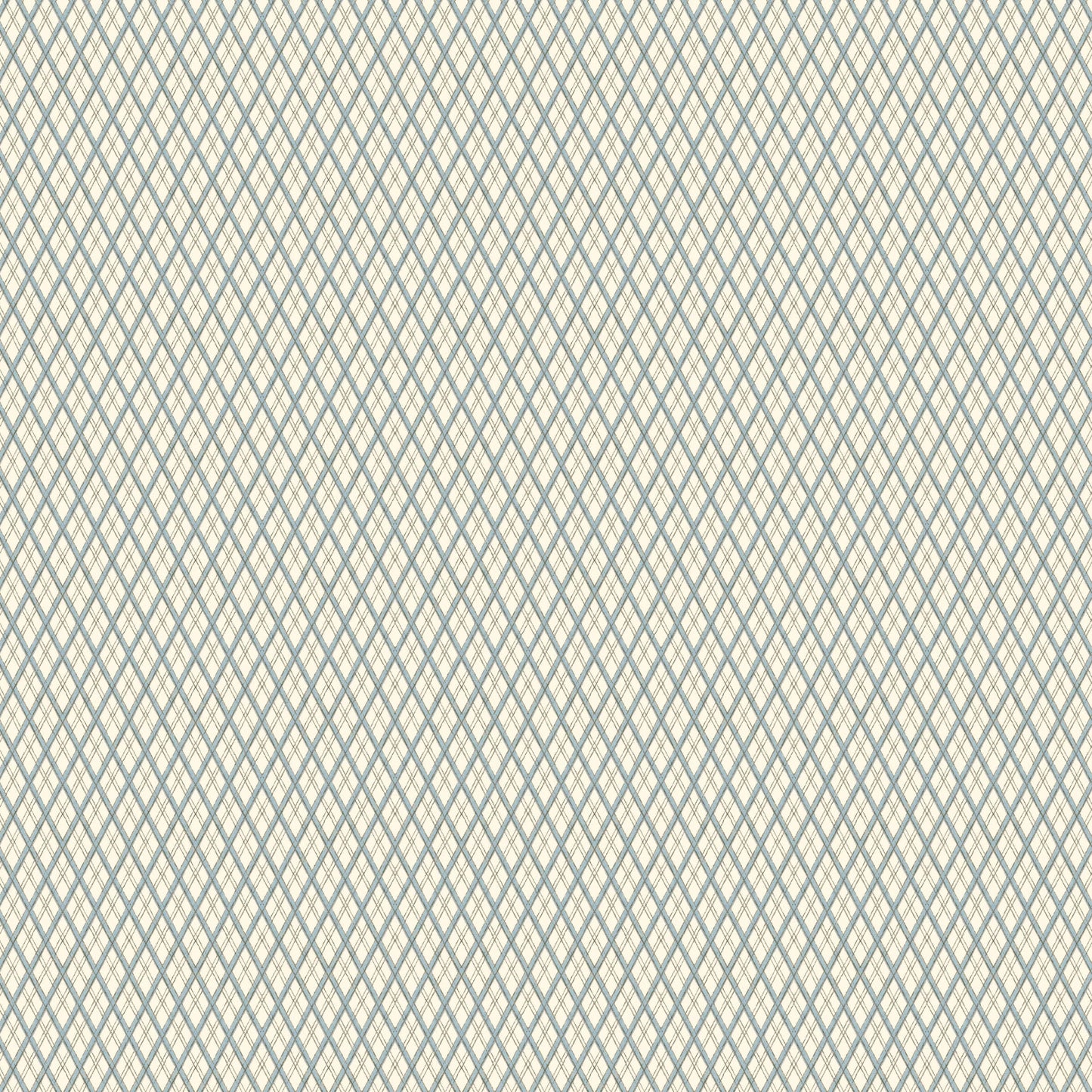 Little Lattice Wallpaper - Blue