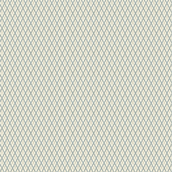 Little Lattice Wallpaper - Blue