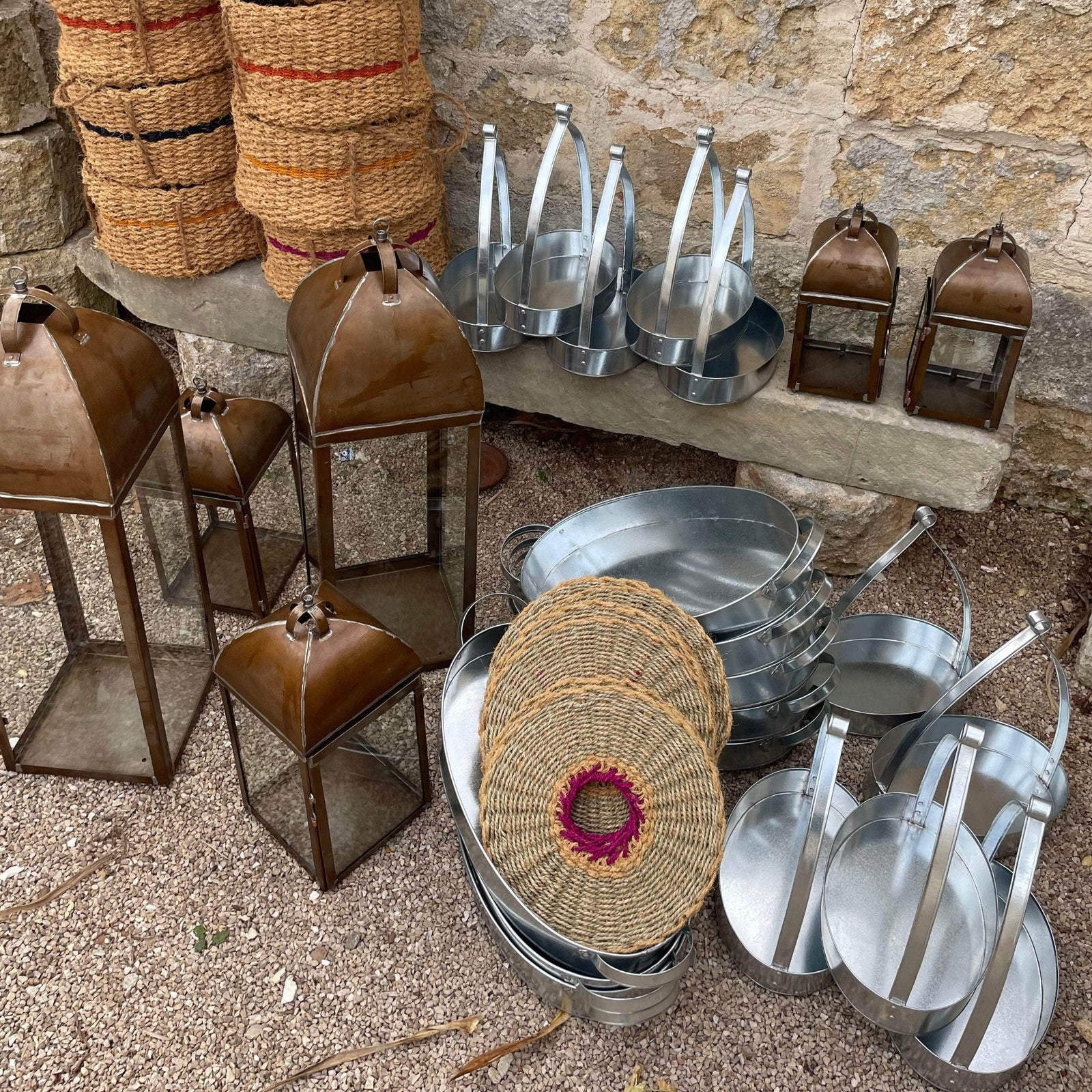 Large Kaffe Haus Iron Lantern