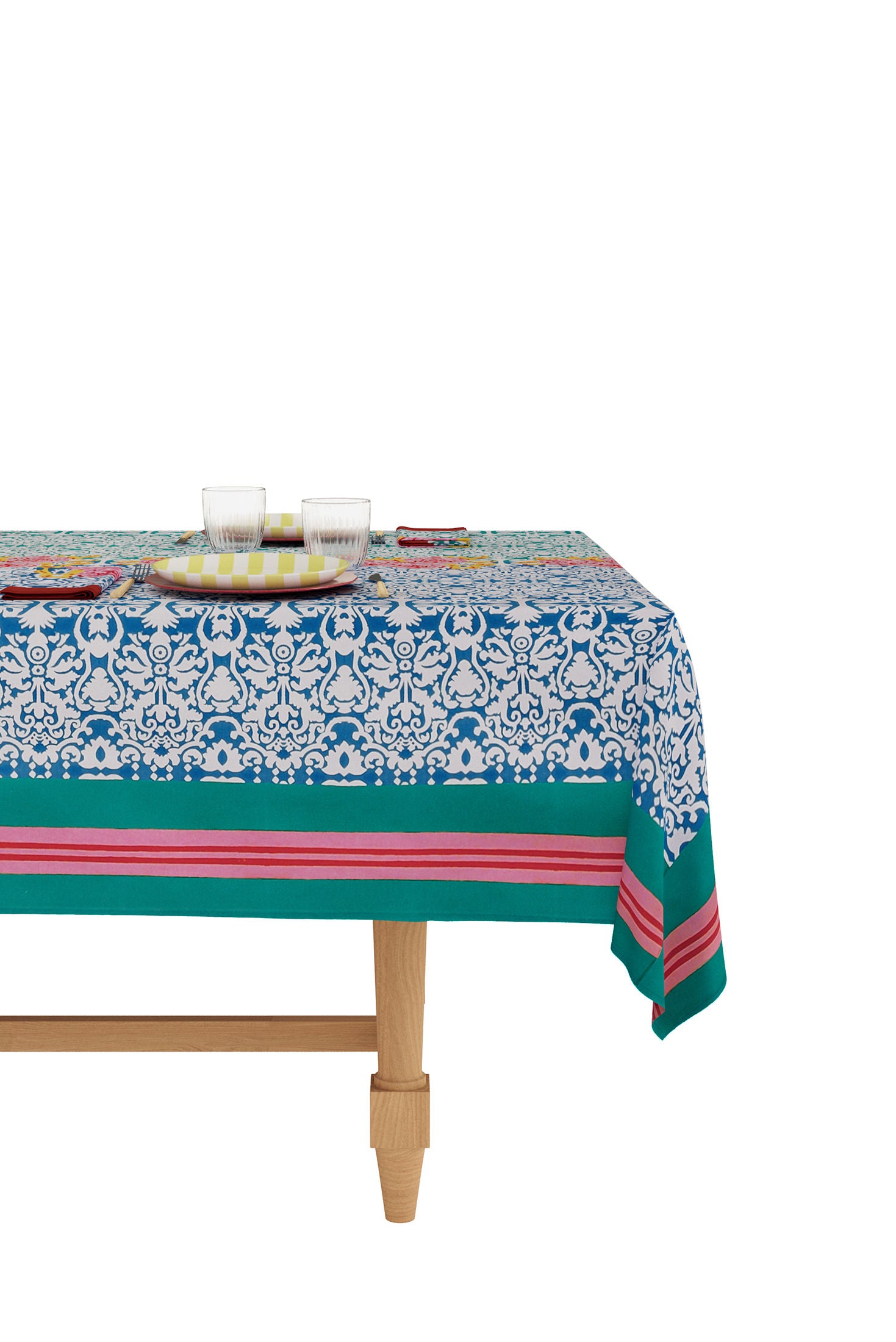 Cotton Cloth 180x270cm Dam Dam Veronese Blue