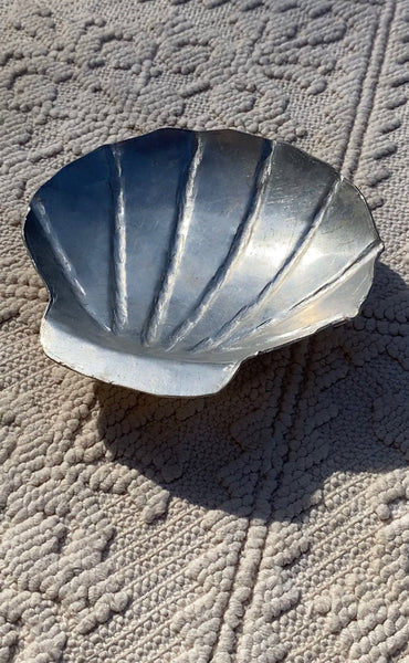 Small Hand-wrought Aluminium Shell Bowl
