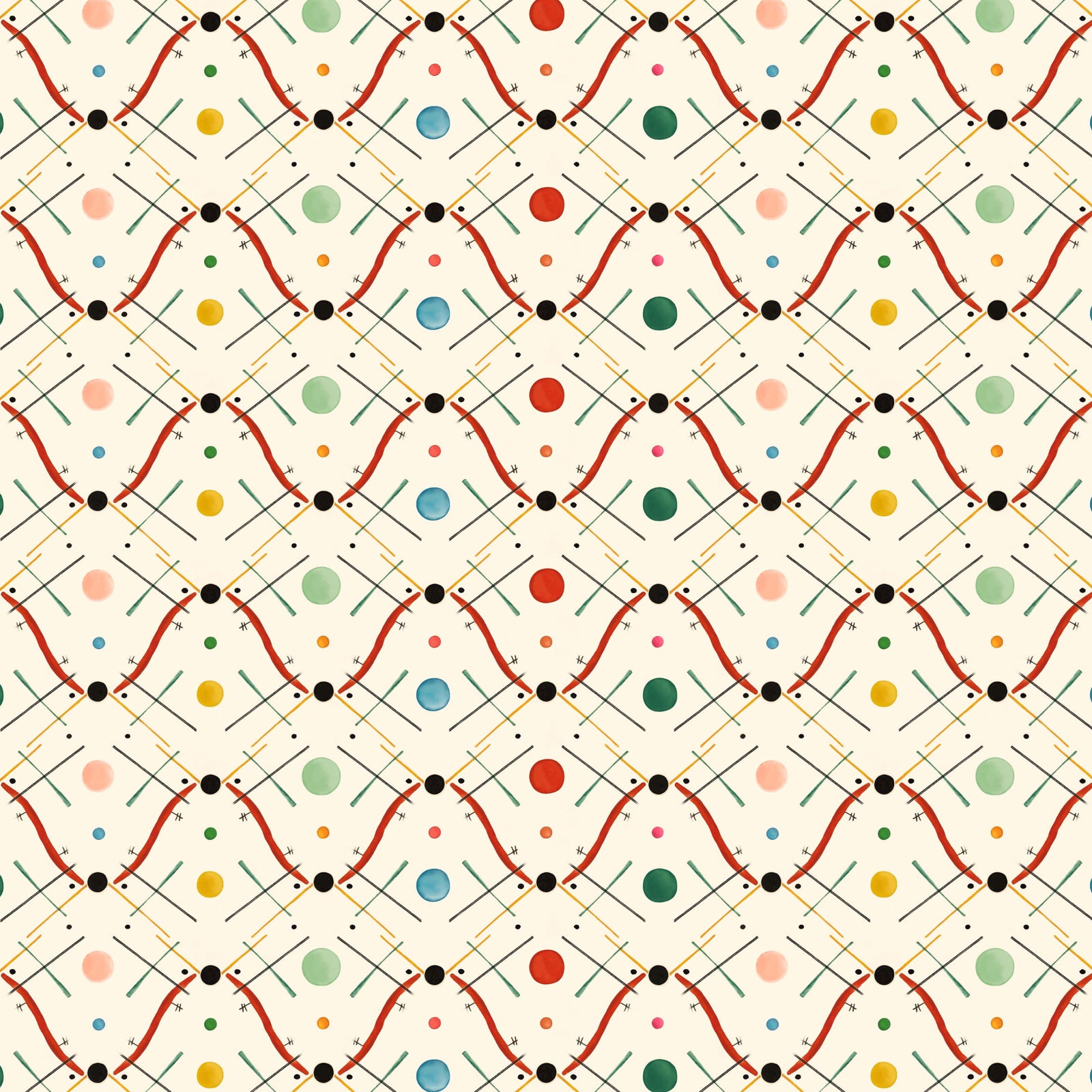 Improvisation Number 1 Wallpaper - Red