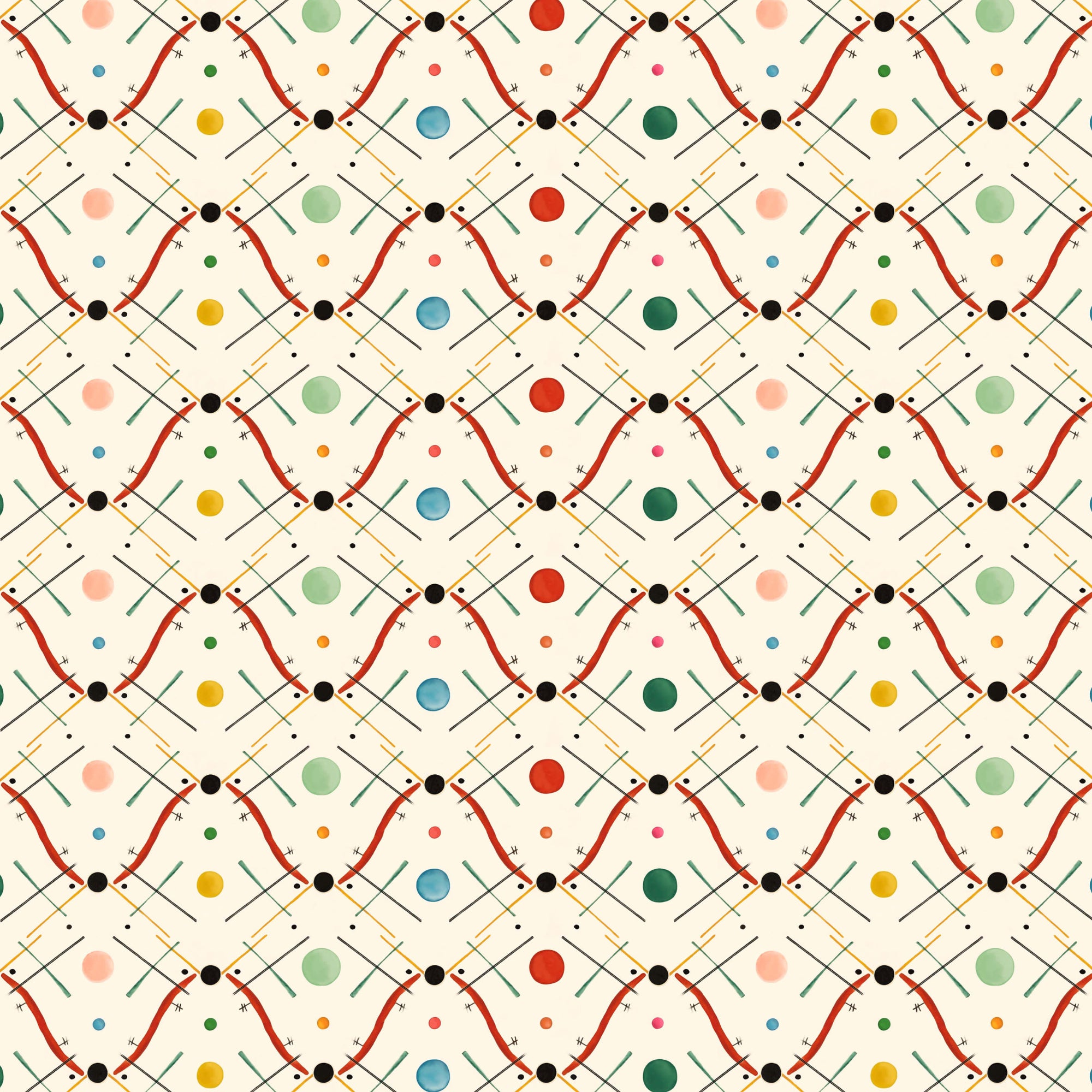 Improvisation Number 1 Wallpaper - Red